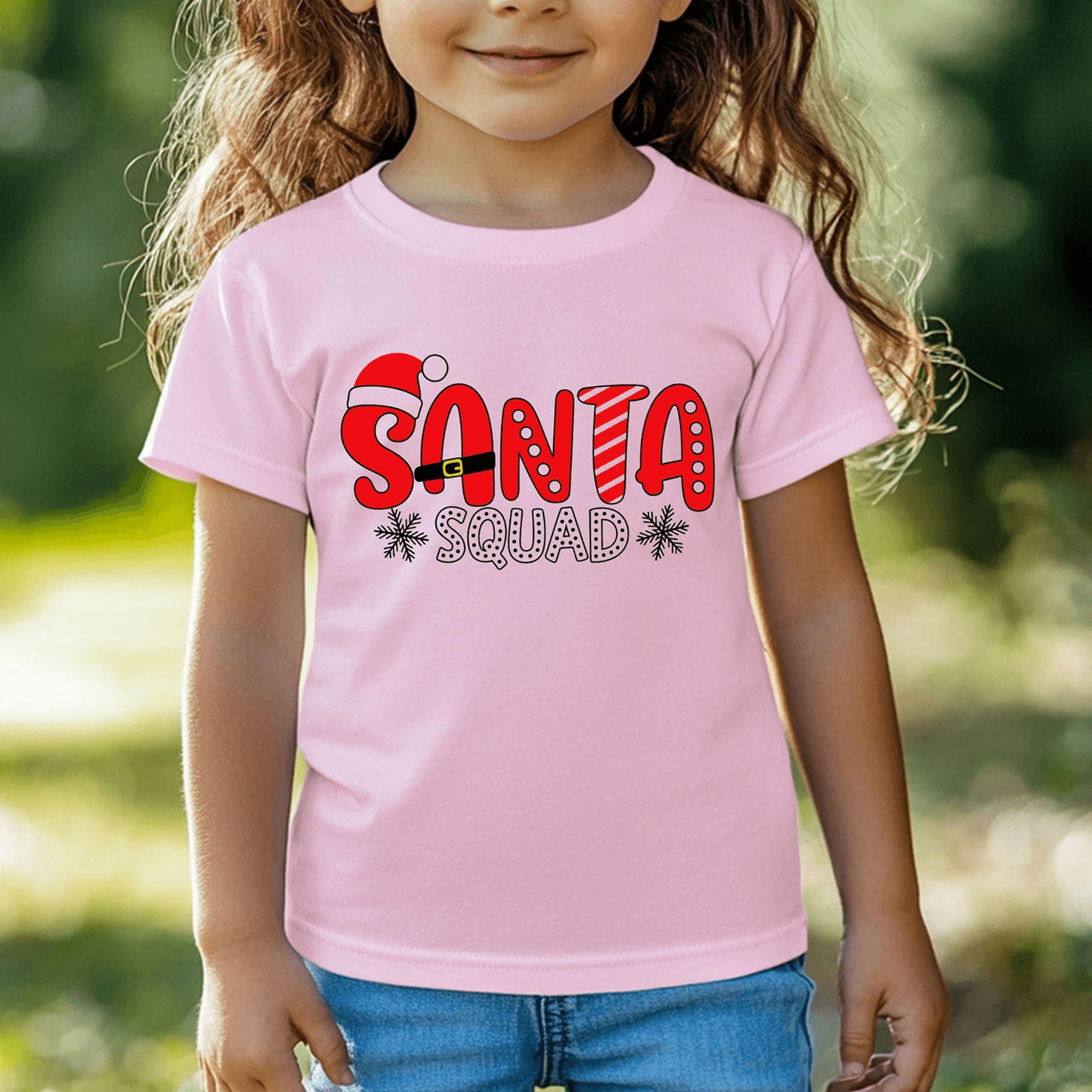 santa squad christmas shirt, matching family christmas tee, funny santa crew shirt, holiday family christmas gift