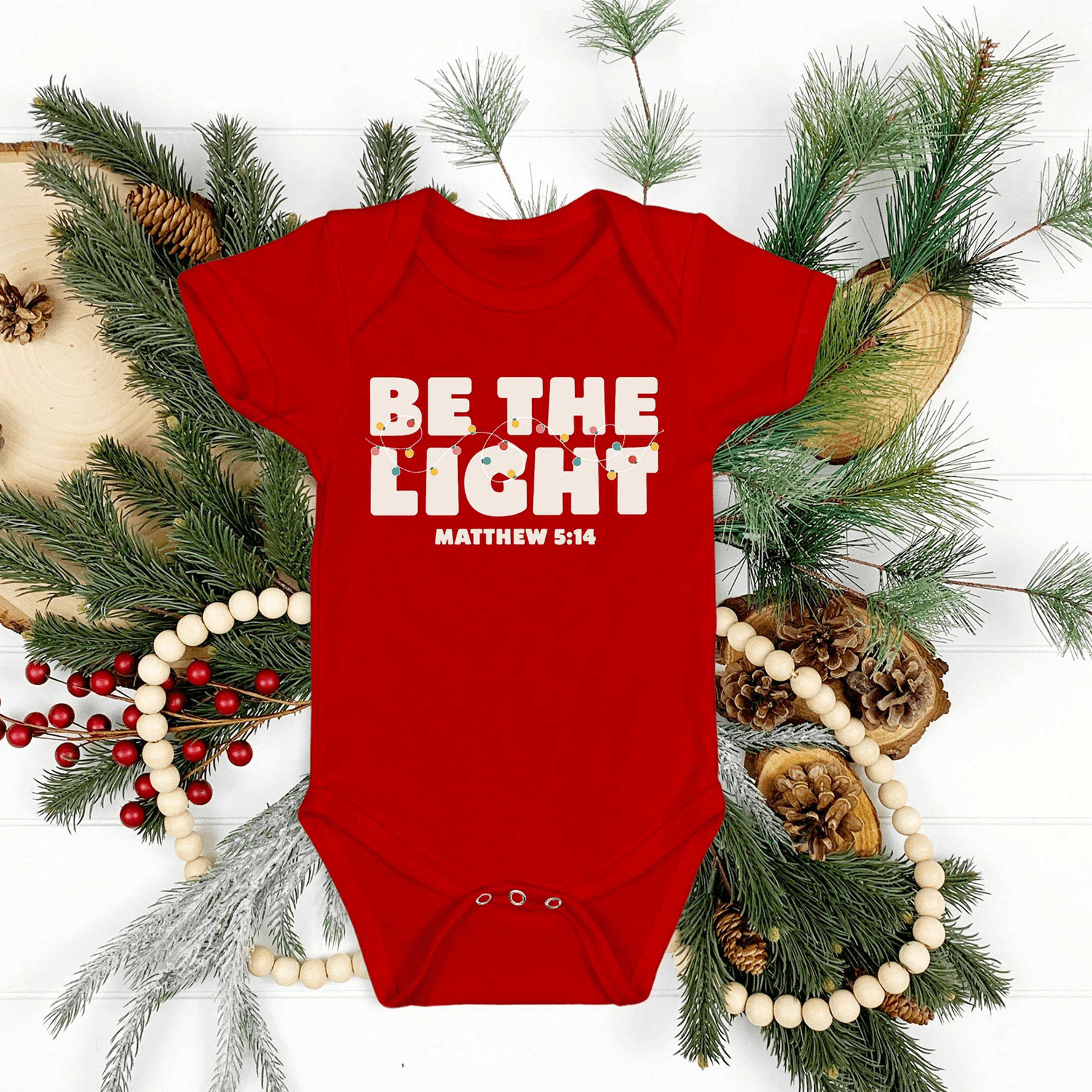 be the light toddler christmas shirt, christian bible verse tee, faith holiday gift for boys and girls