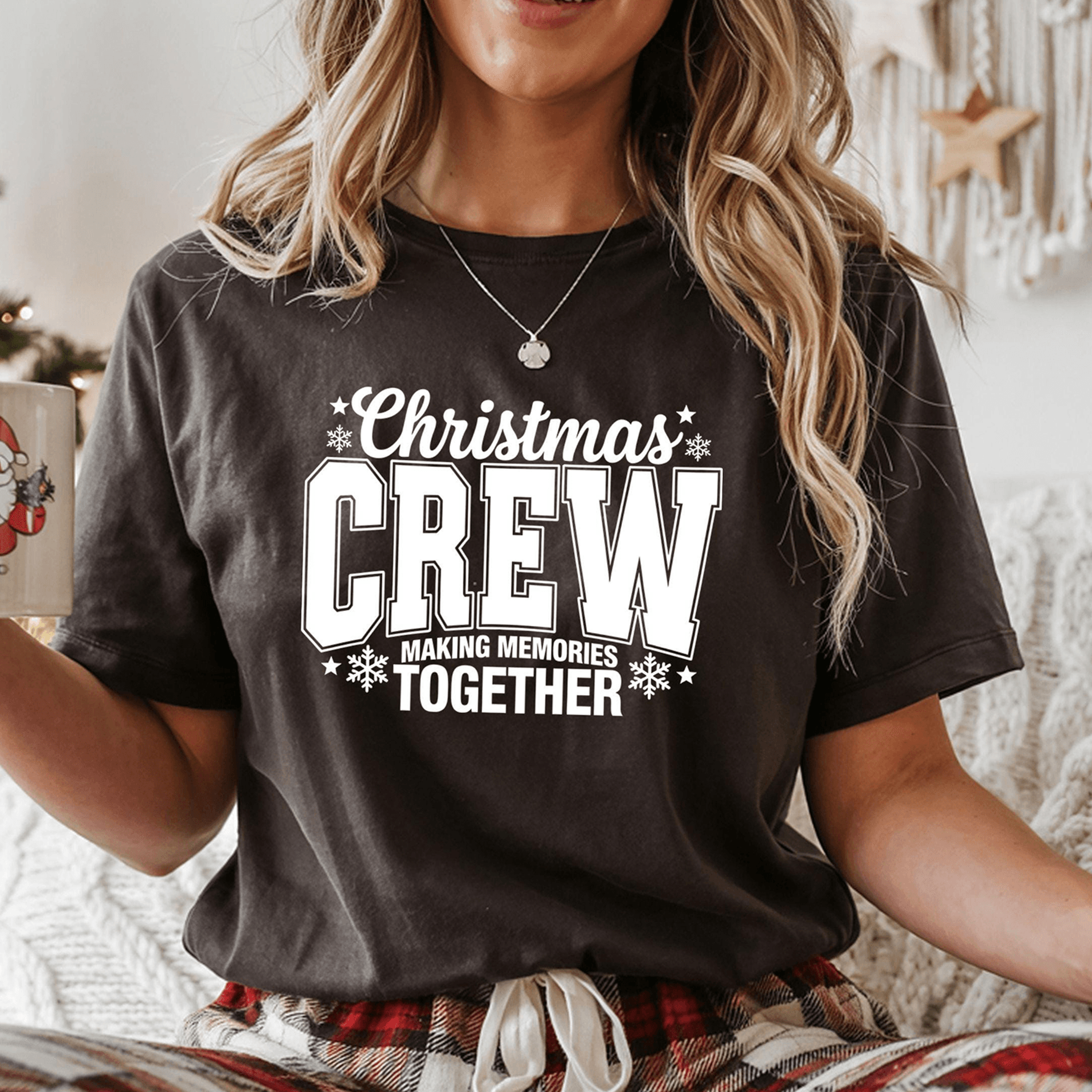 christmas crew shirt, matching family christmas tee, personalized holiday shirt, custom family christmas gift