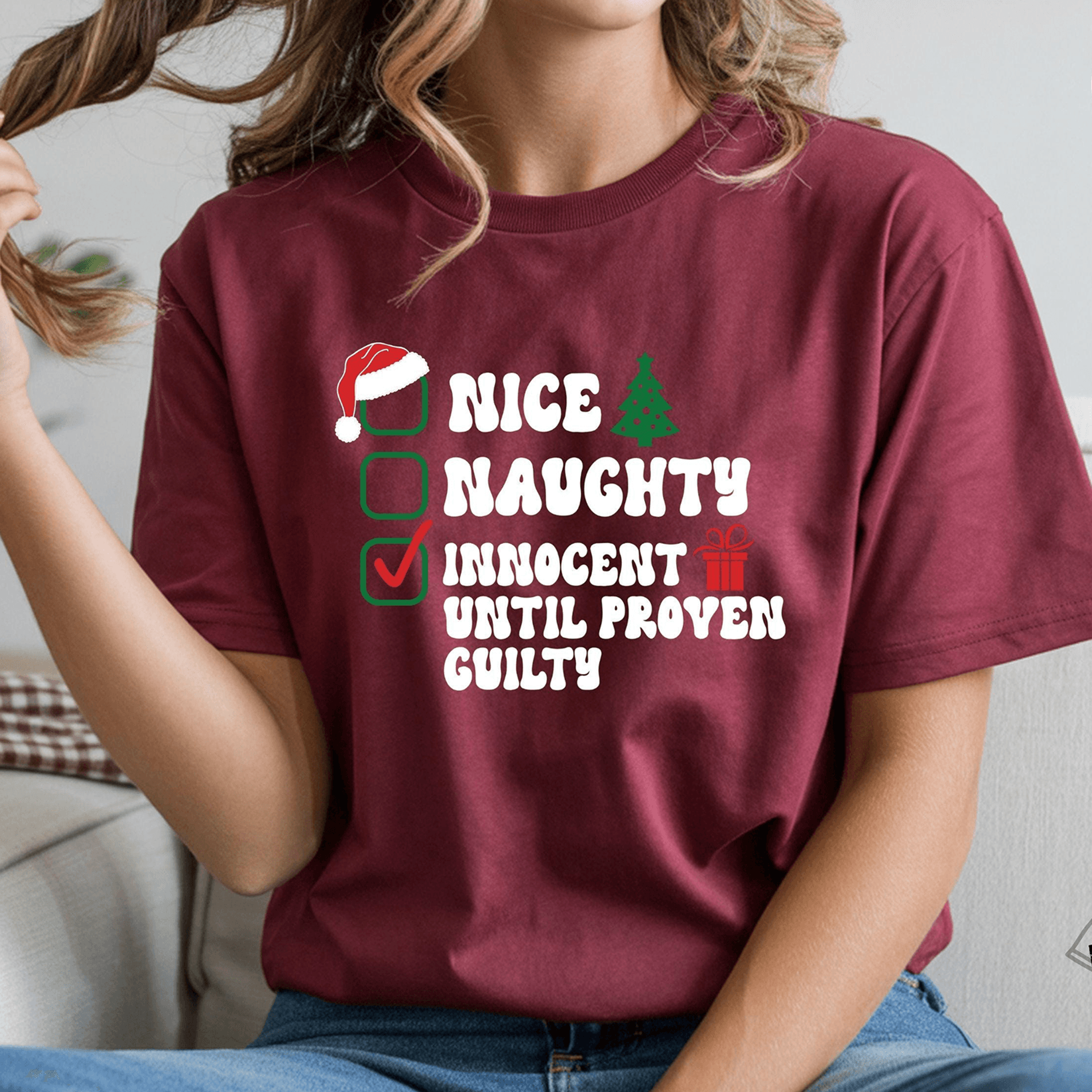 funny christmas shirt, funny christmas quote shirt, merry christmas graphic tee, holiday gift shirt