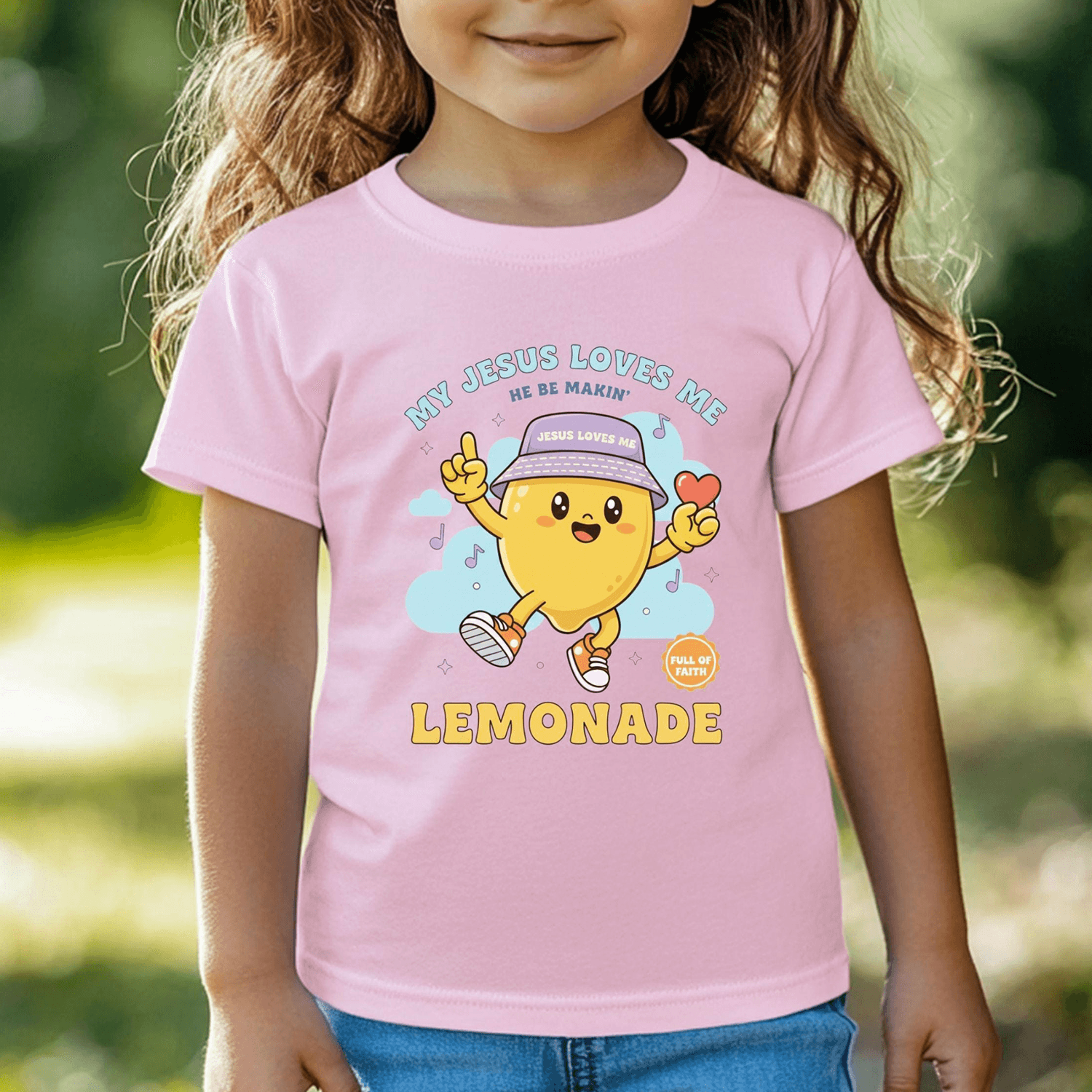 my jesus he be makin lemonade youth shirt, christian lemonade youth shirt, funny christian kids shirt gift