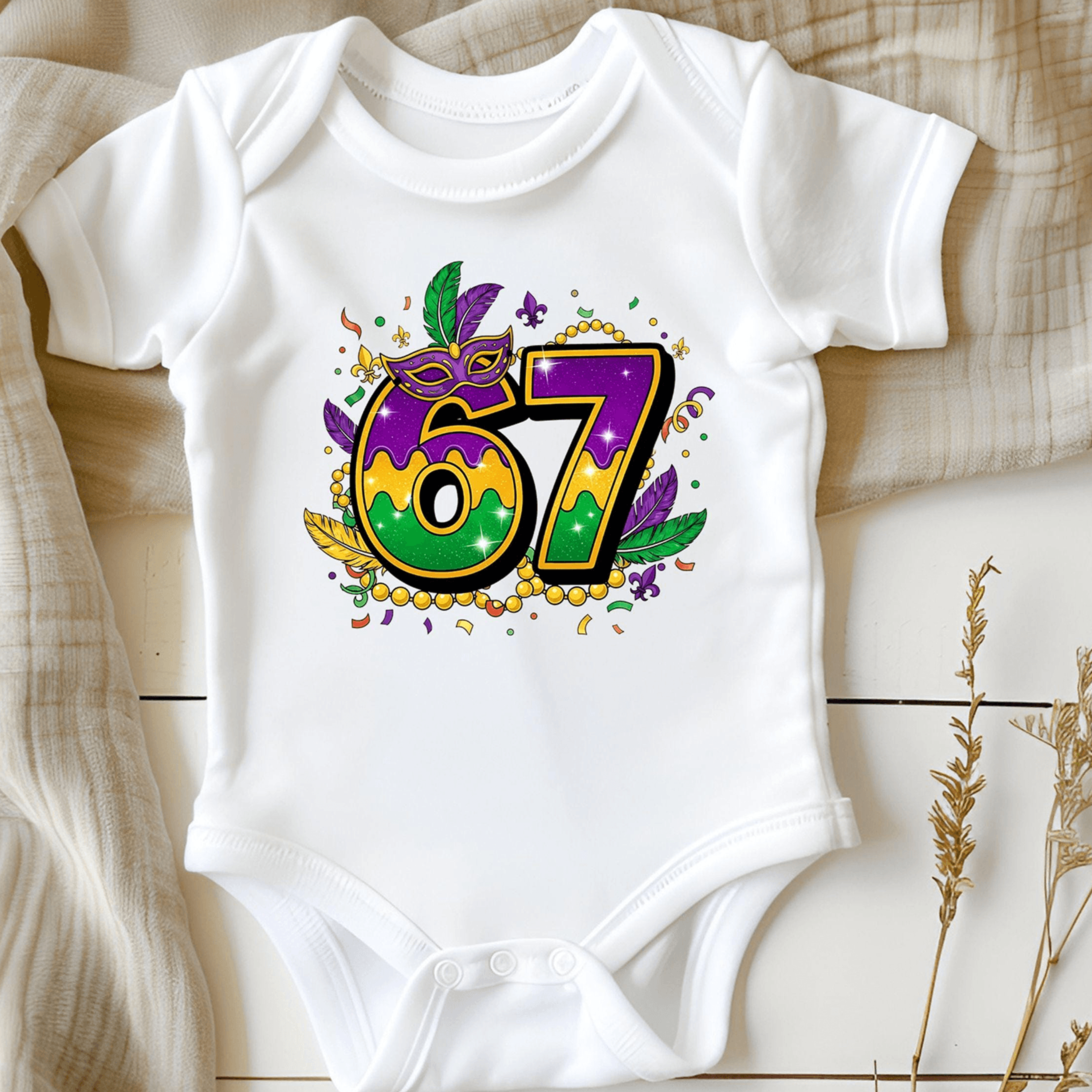 mardi gras 67 shirt, funny six seven mardi gras shirt, viral mardi gras meme shirt, carnival party tee
