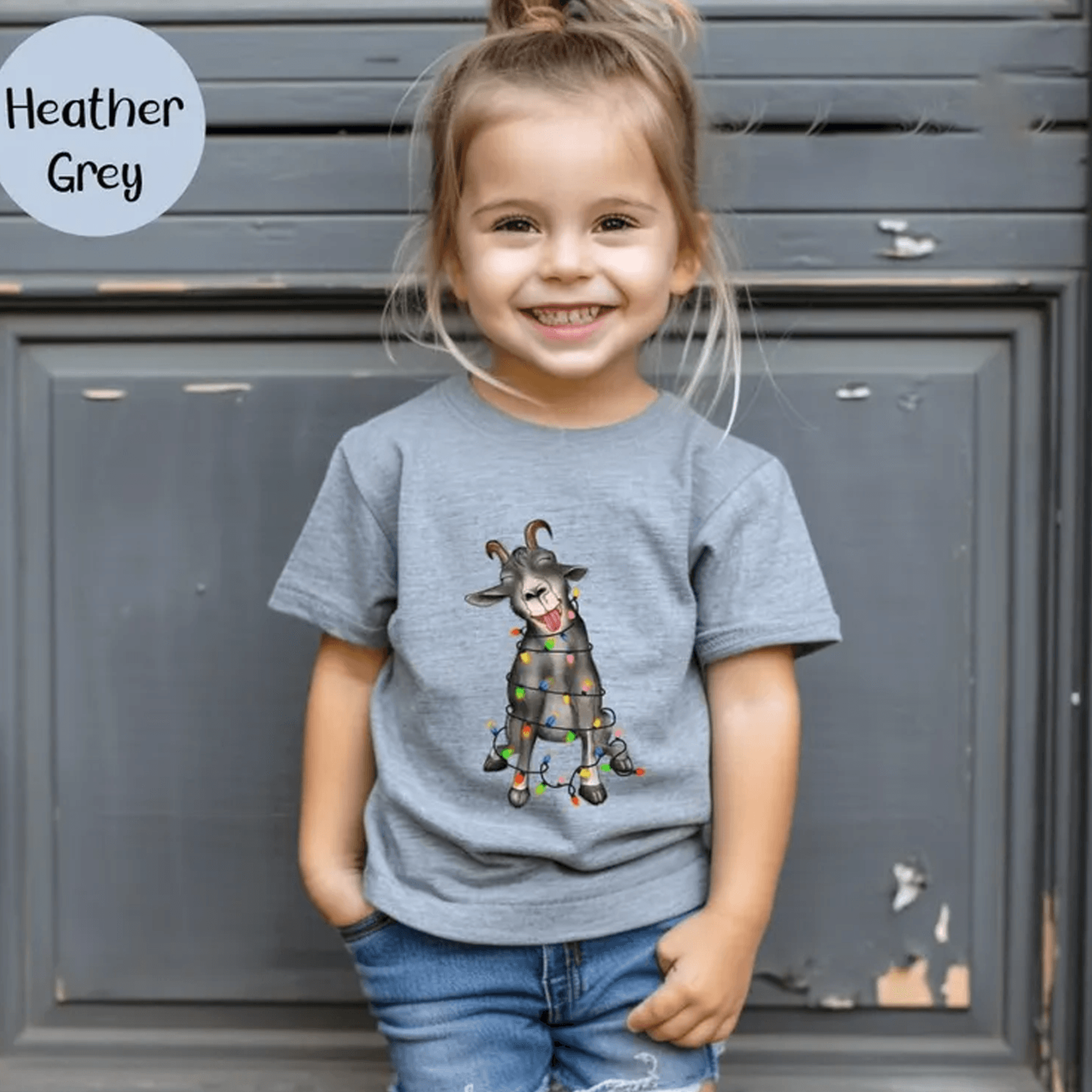 christmas lights goat shirt, cute goat christmas shirt, farm animal holiday shirt, goat lover christmas gift