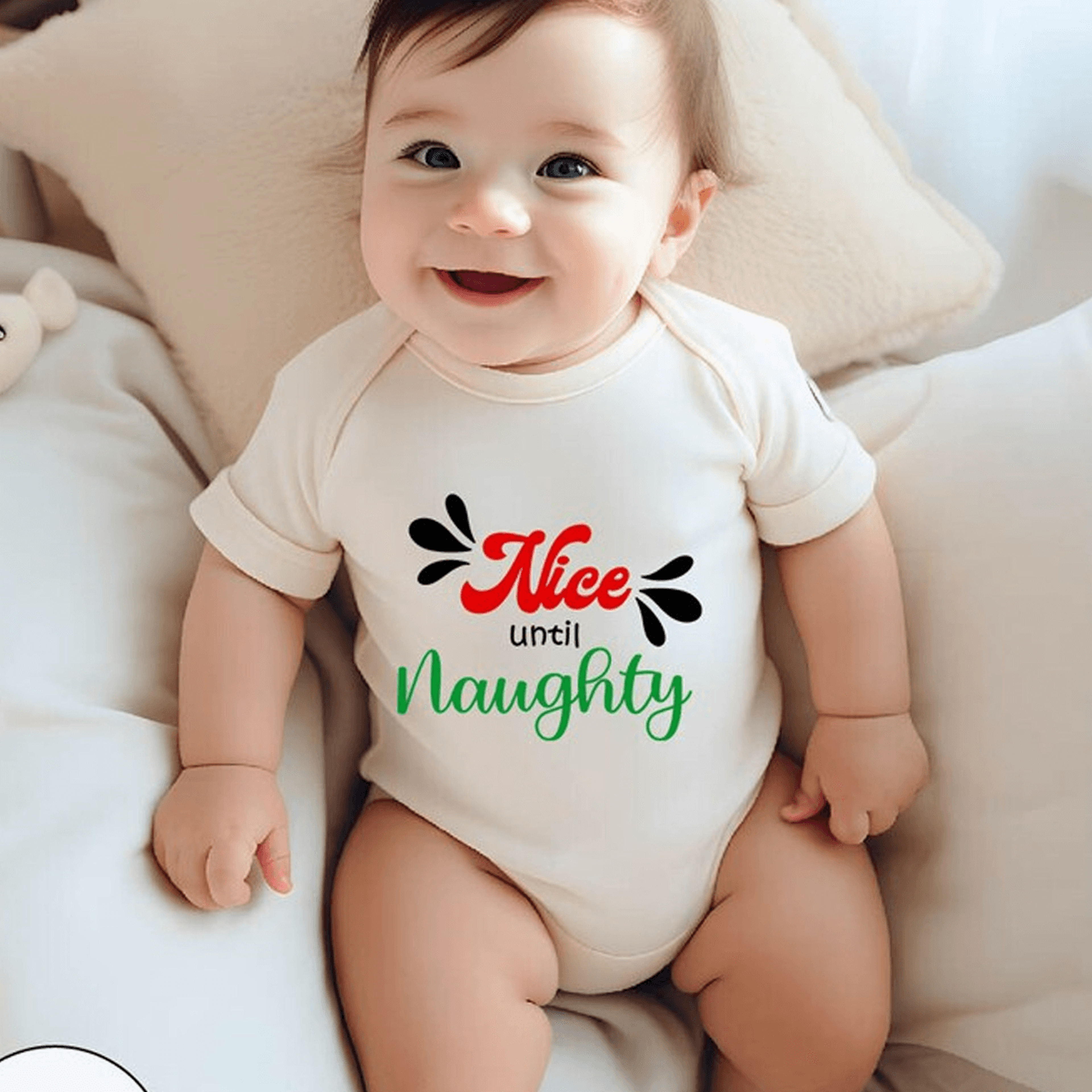 naughty christmas baby bodysuit, funny christmas toddler shirt, kids xmas shirt, newborn christmas gift