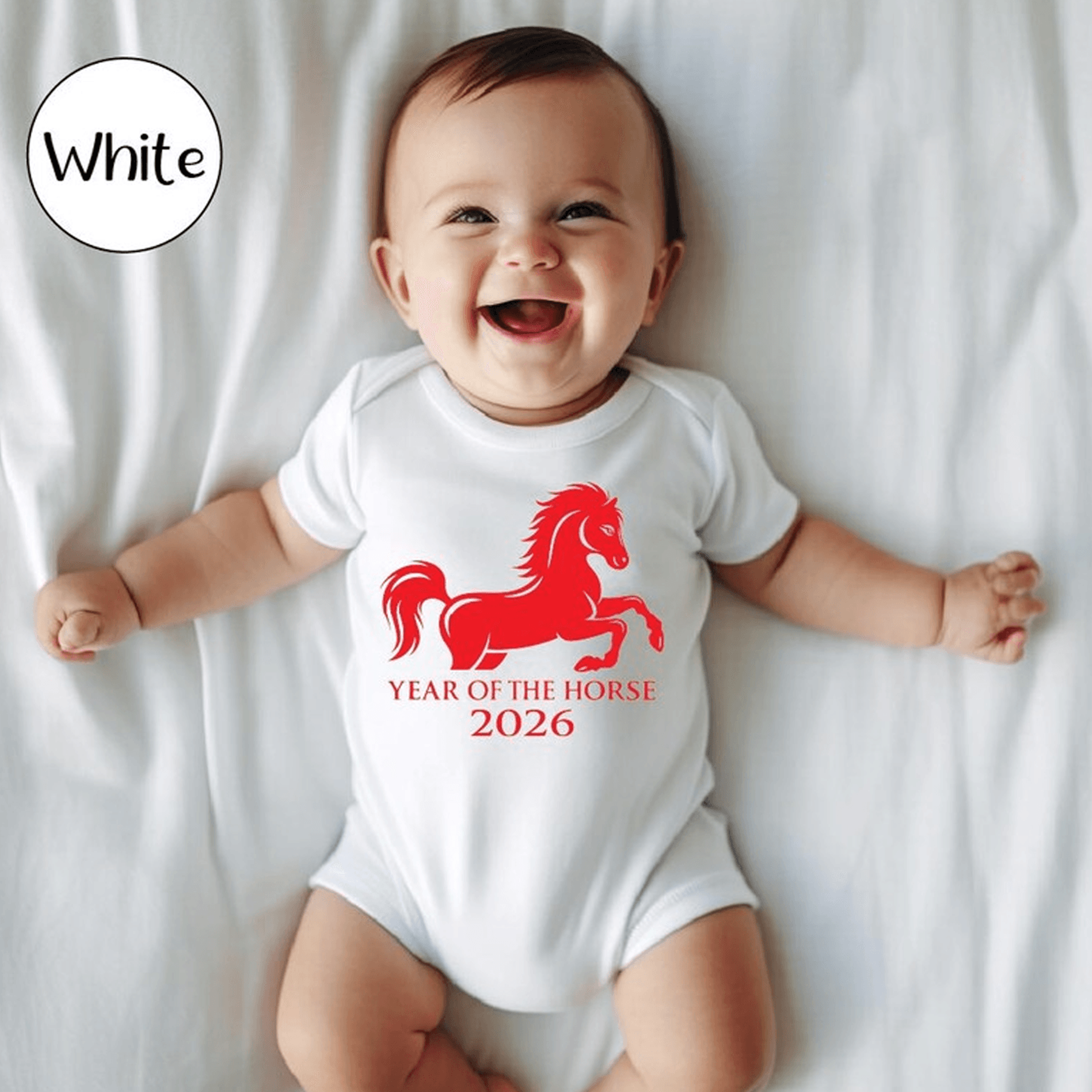 year of the horse 2026 toddler shirt, chinese new year kids tee, lunar new year baby bodysuit, zodiac horse gift