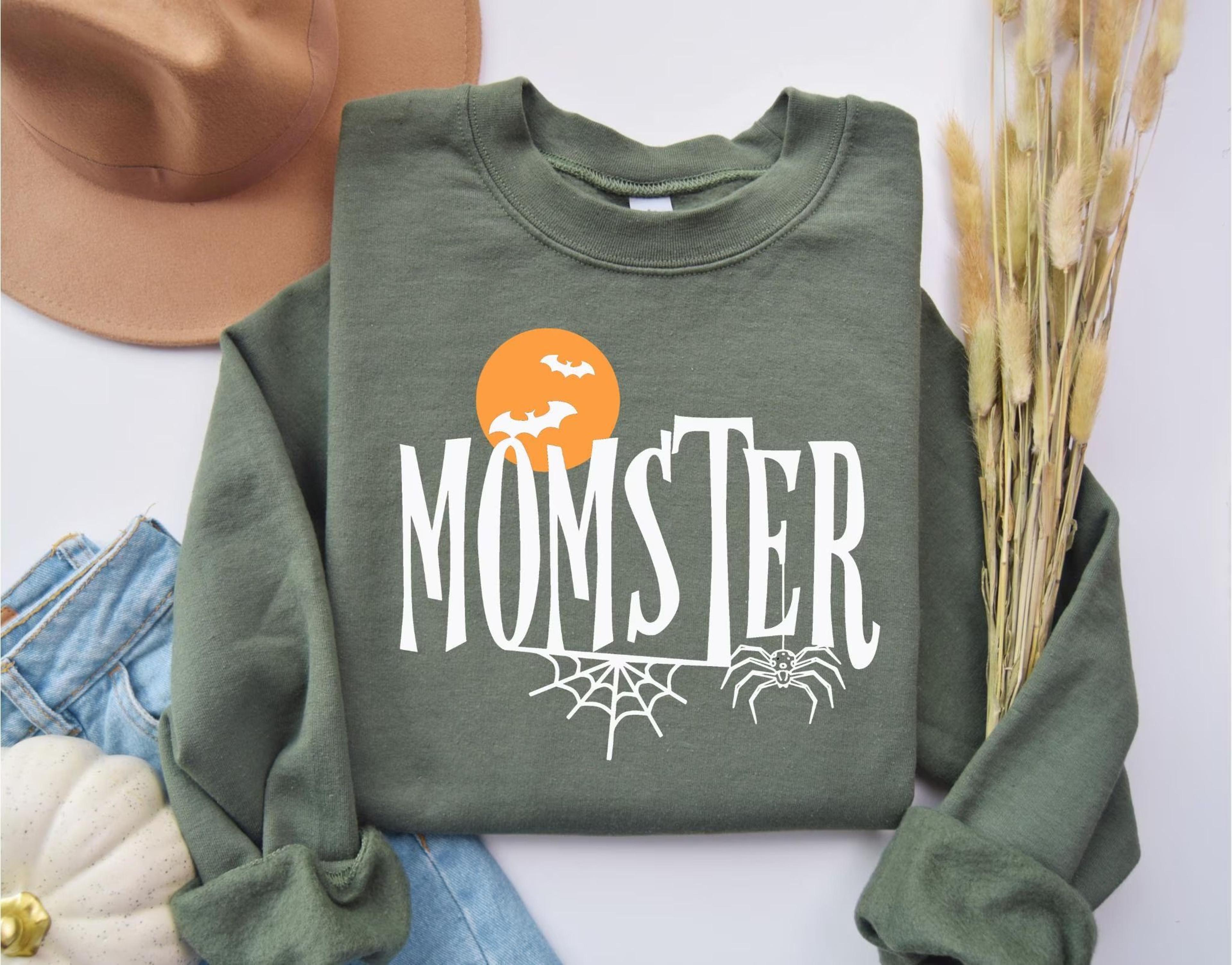 momster halloween shirt funny mom halloween sweatshirt spooky season tee cute fall outfit