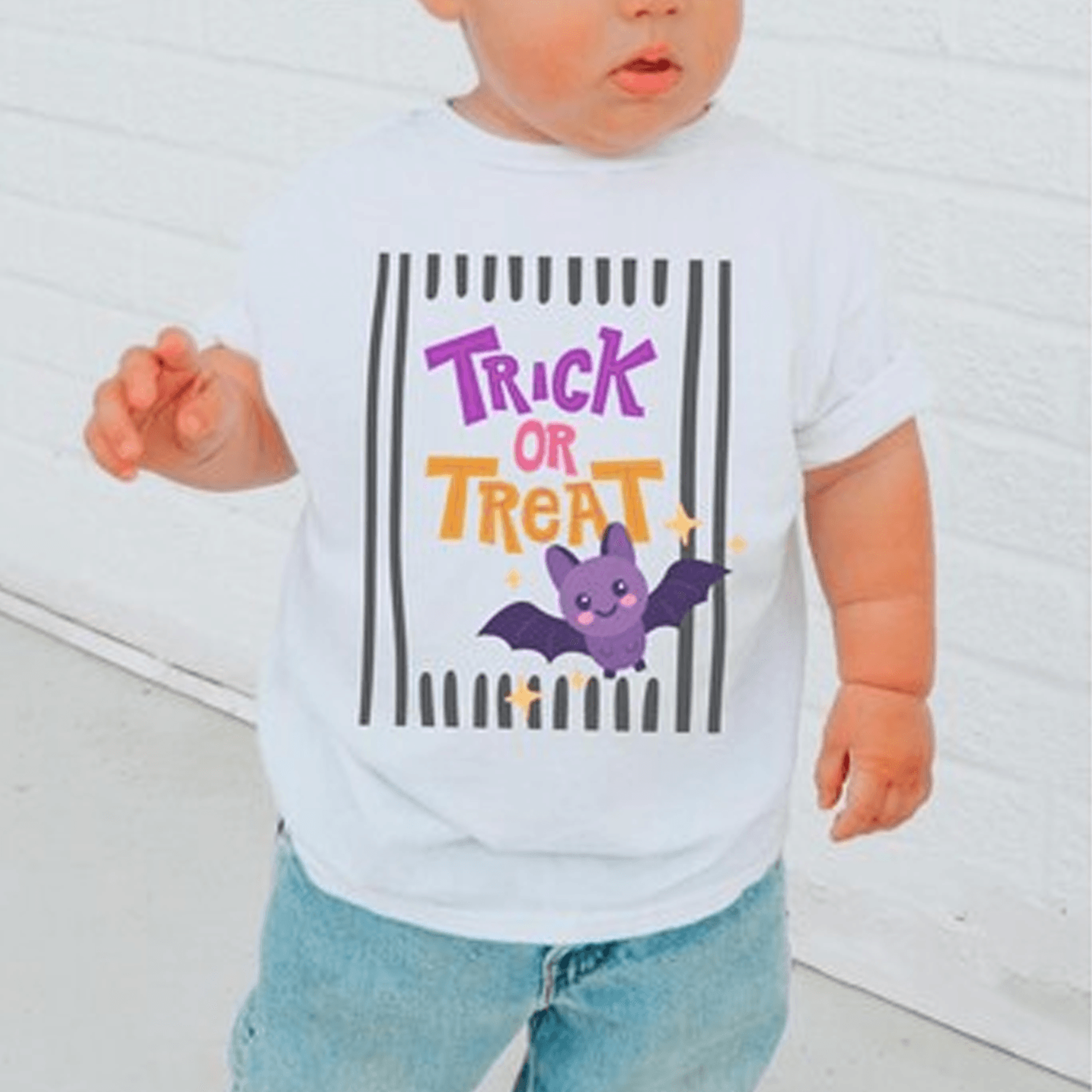 trick or treat halloween bat kids shirt, retro toddler spooky tee, purple bat halloween shirt, family matching fall outf