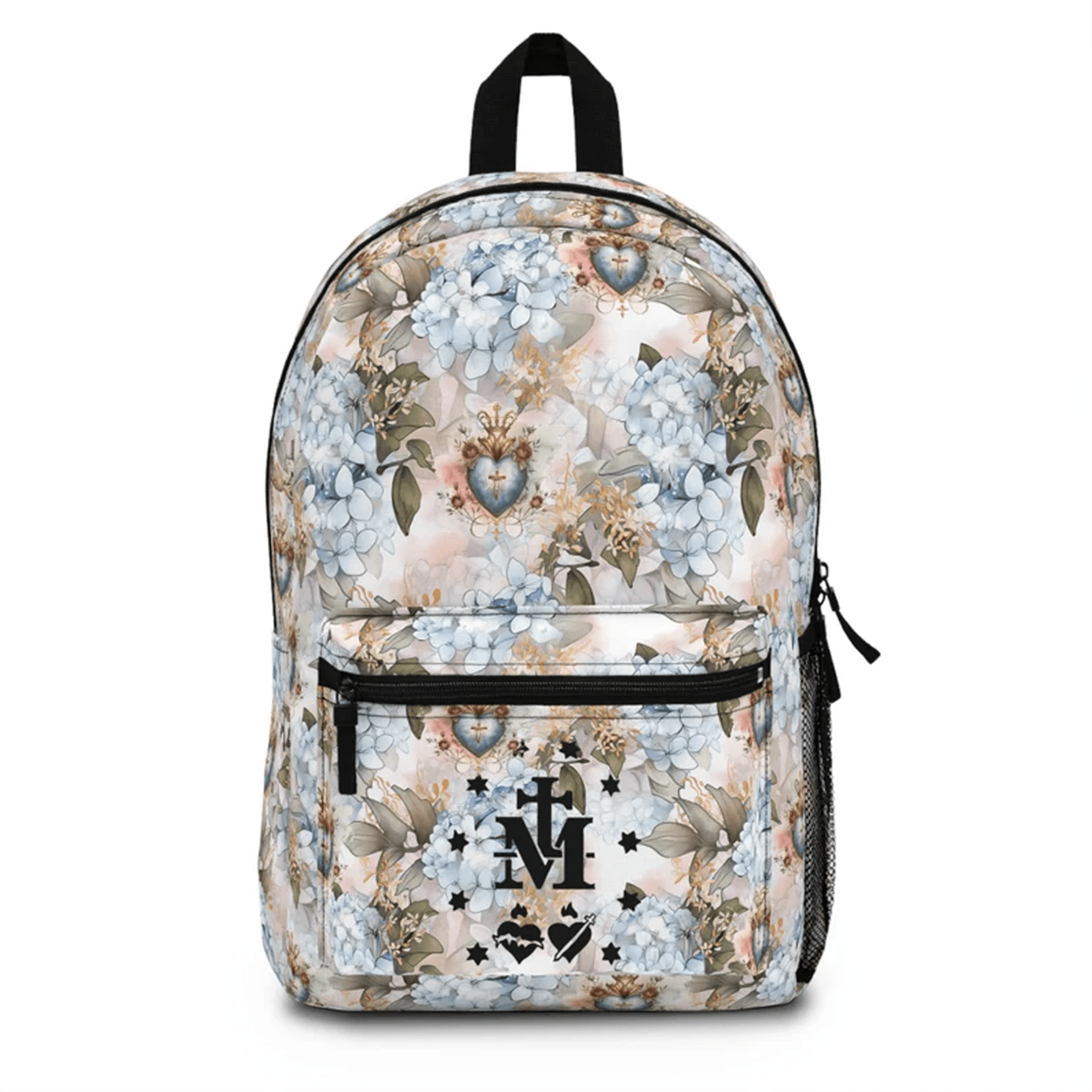 catholic marian backpack, hail holy queen mass bag, catholic teacher gift, confirmation gift for mom, teen & student