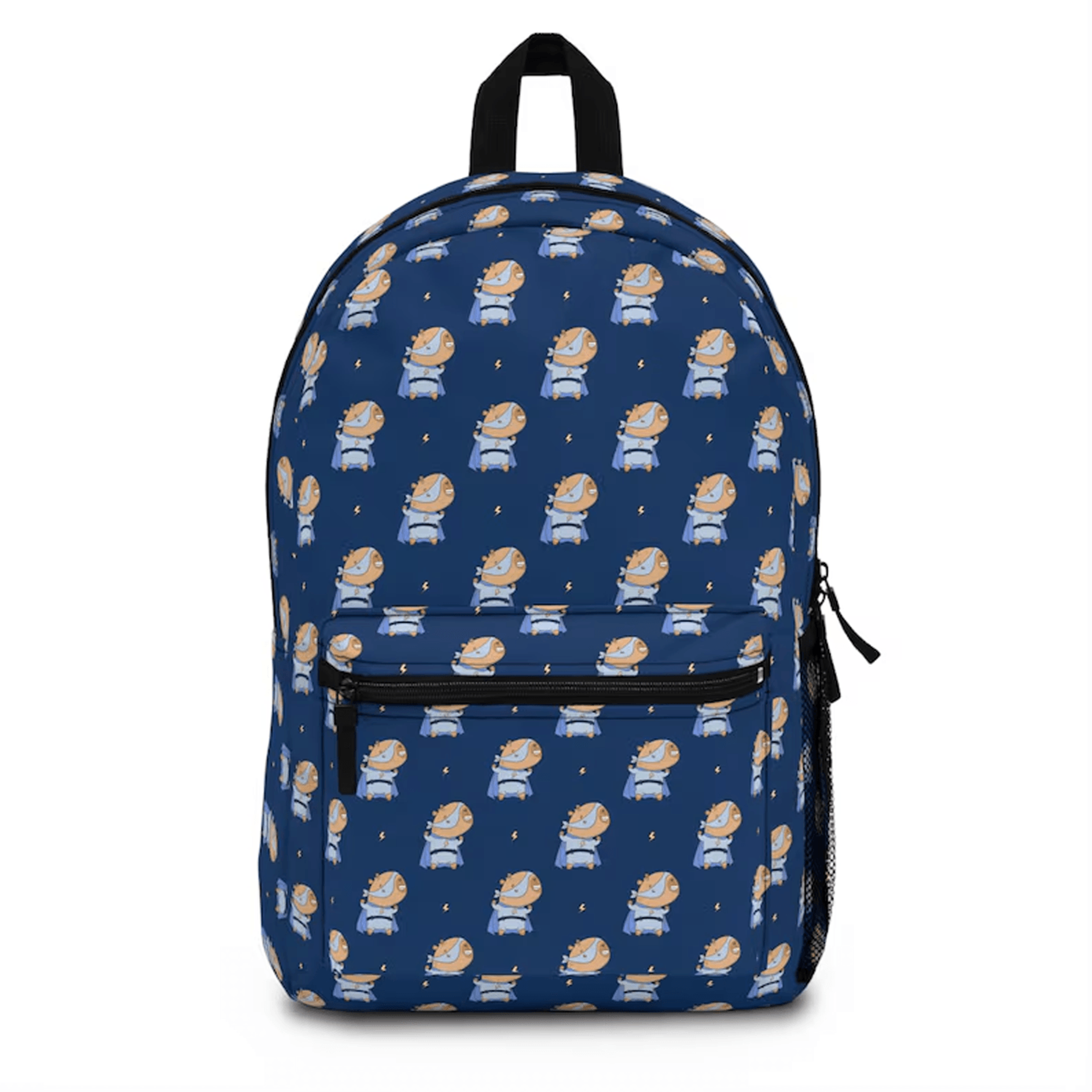 superhero capybara backpack for kids, cute kawaii animal school bag, personalized bookbag, back to school gift
