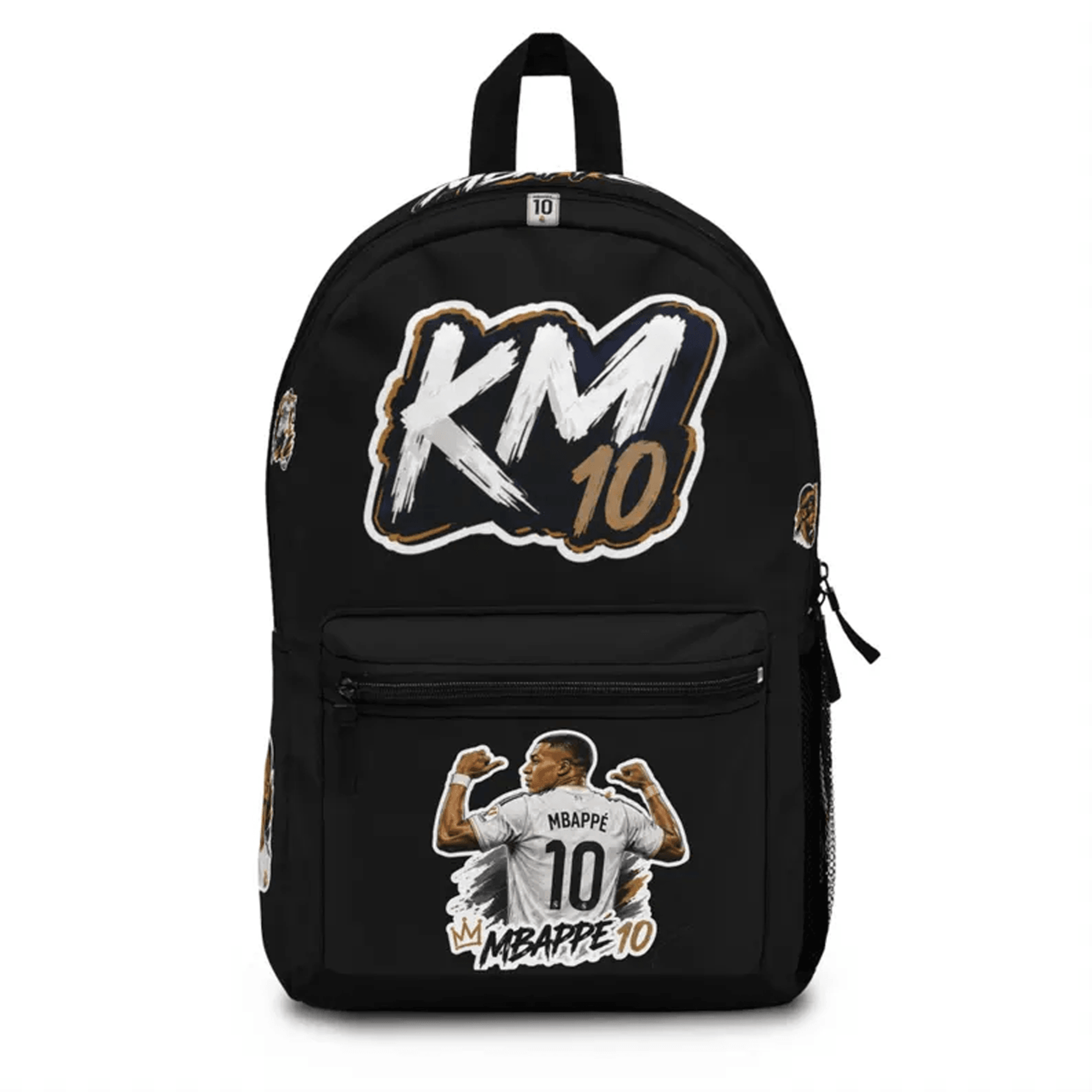 mbappe soccer backpack, football school bag, kids & teen sports backpack, back to school gift for soccer fans