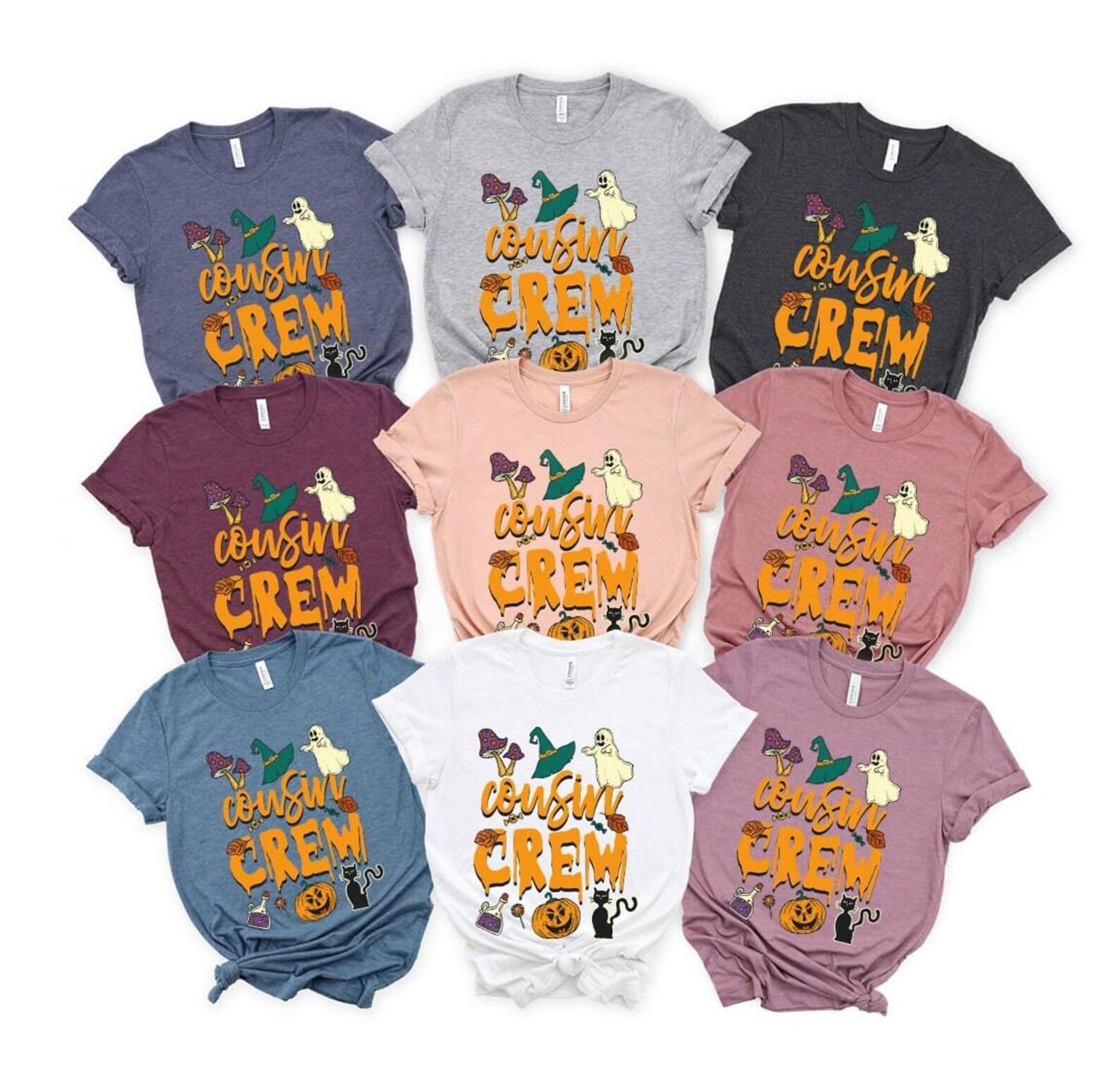 halloween crew shirts matching halloween family shirts spooky season shirt pumpkin witch ghost crew tee fall halloween