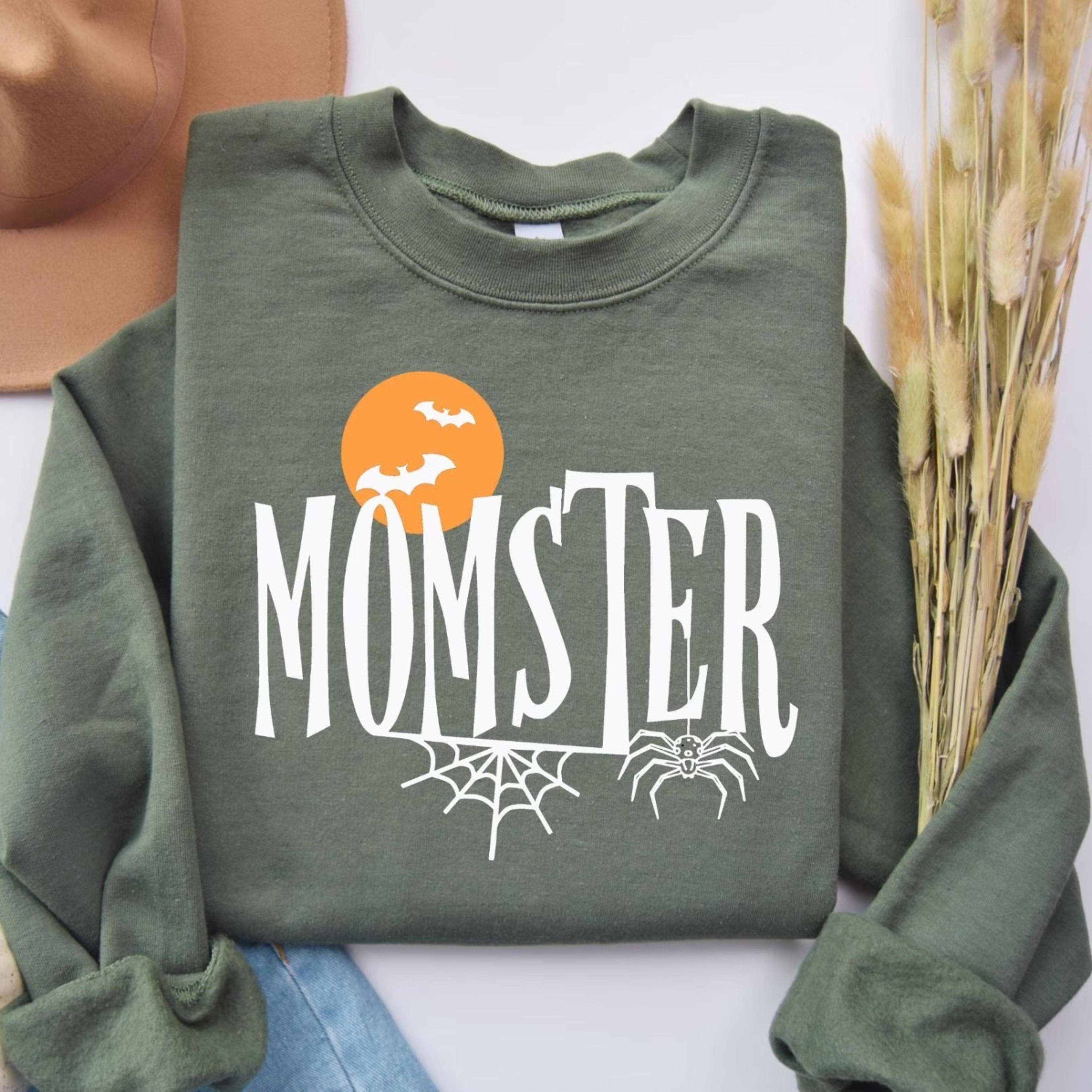 momster halloween shirt funny mom halloween sweatshirt spooky season tee cute fall outfit