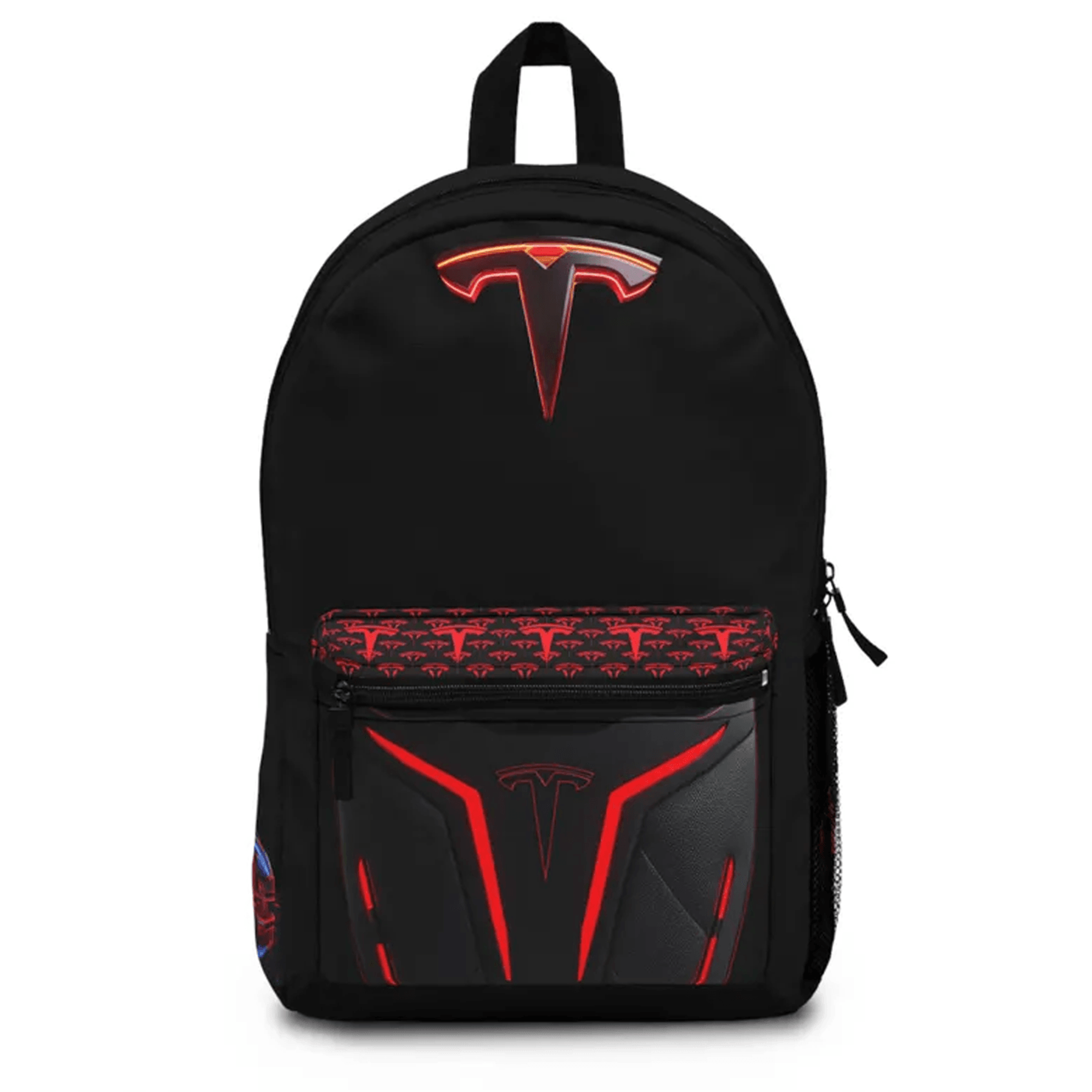 tesla backpack, lightweight waterproof laptop school bag, 13l travel work backpack, electric car lover gift