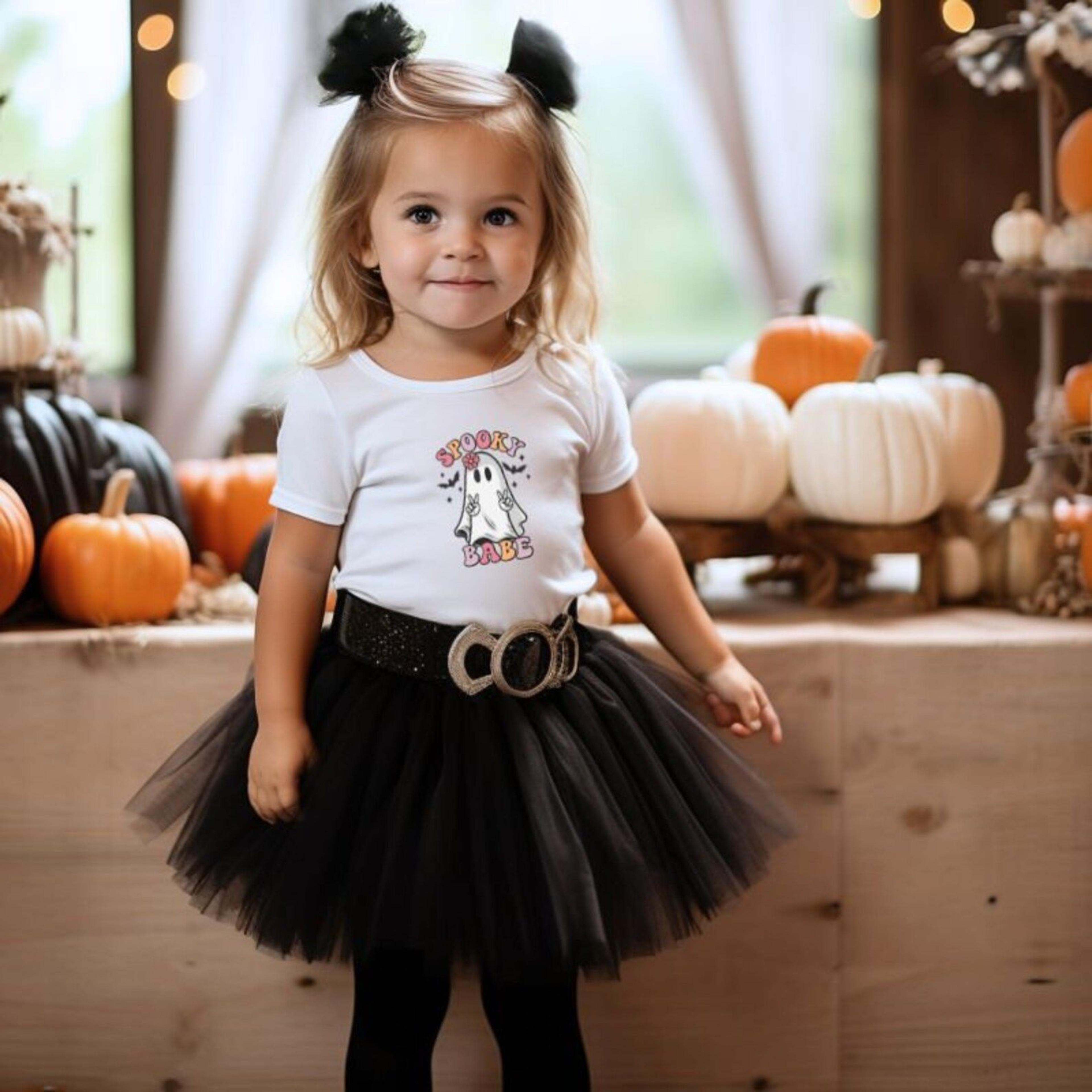 kids halloween shirt, spooky season kids tee, cute trick or treat t-shirt, boys girls pumpkin patch halloween party outf