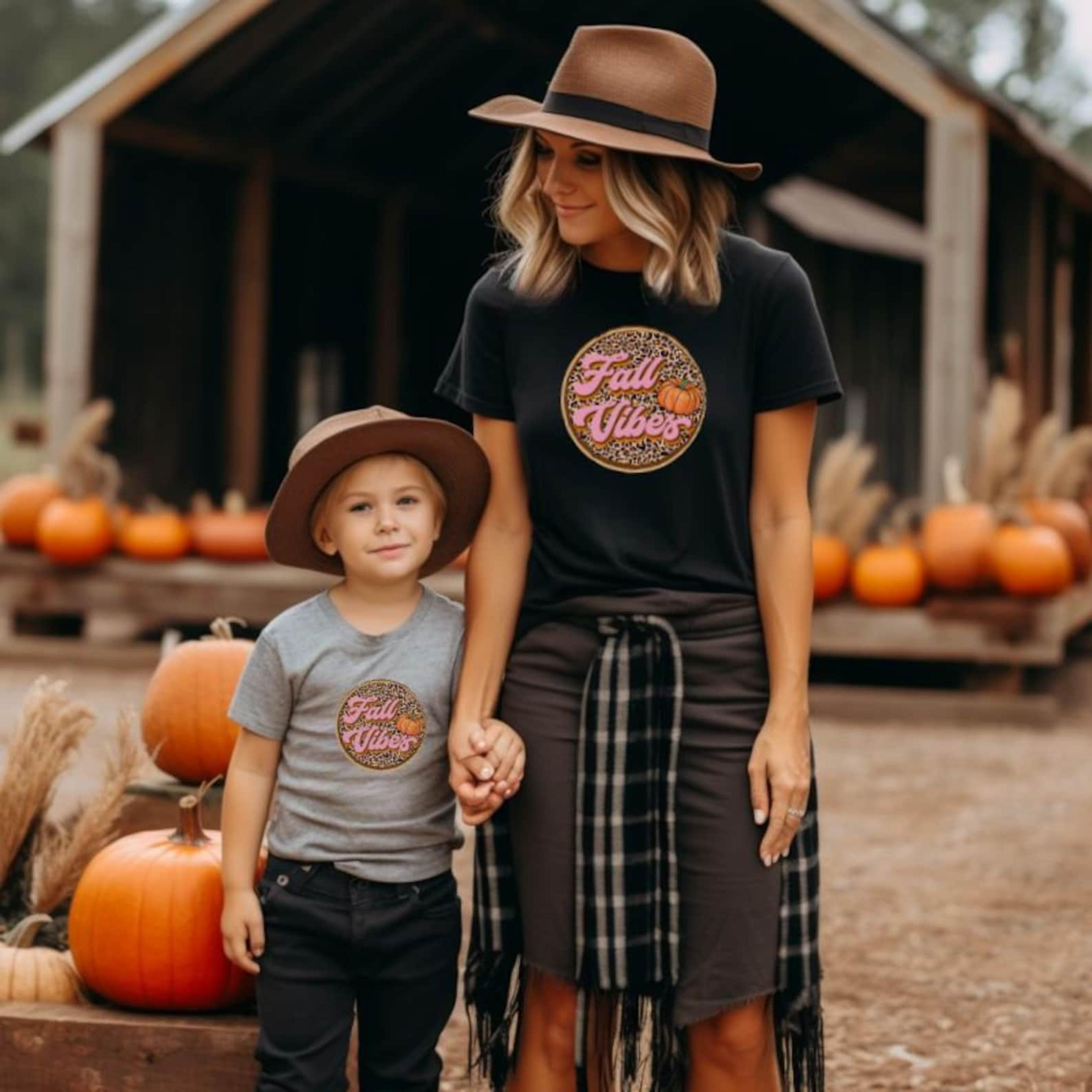 mommy & me halloween shirts, mama kids matching tees, mother daughter son spooky shirt, trick or treat family outfit gif