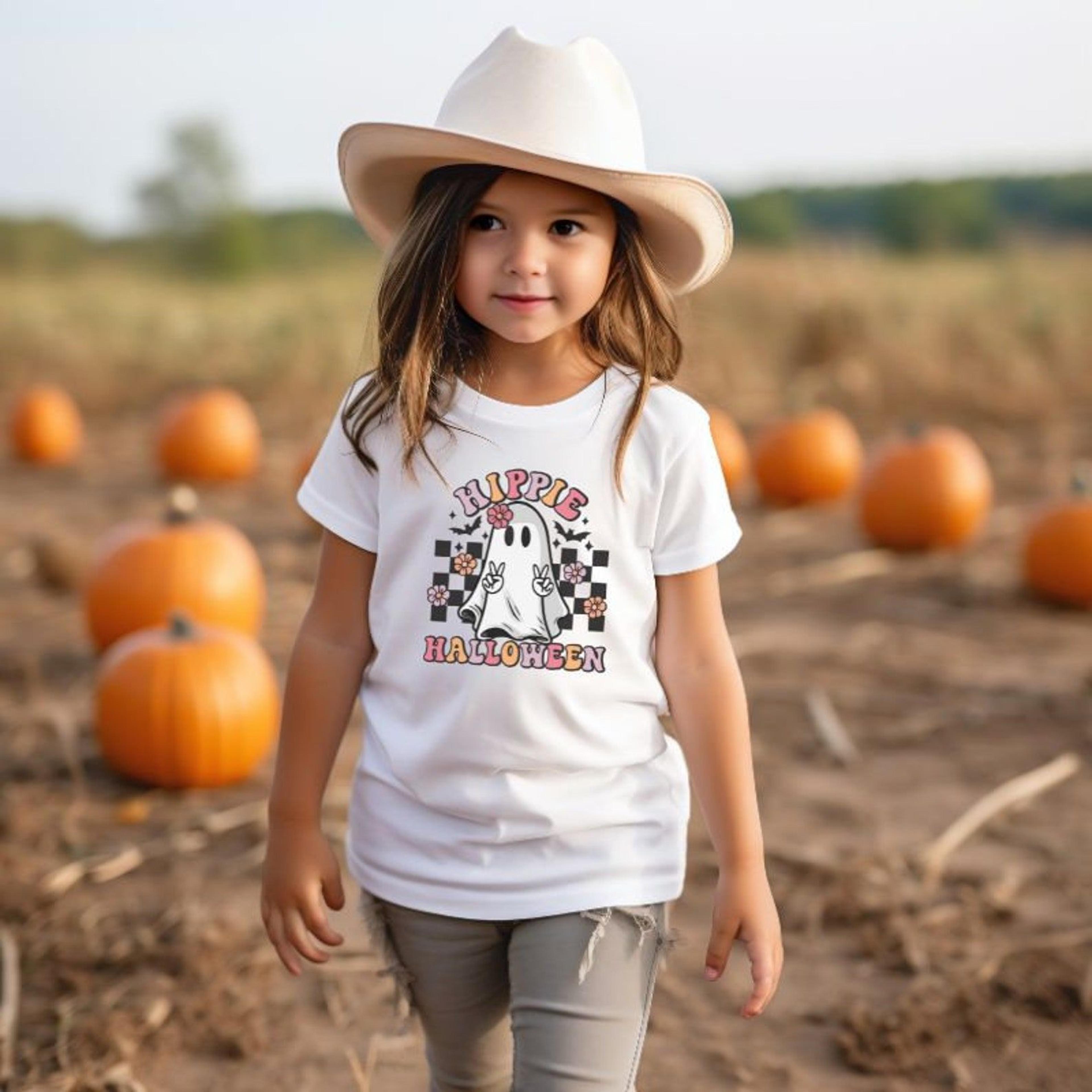 kids halloween shirt, spooky kids tee, trick or treat t-shirt, cute halloween party shirt, pumpkin patch fall outfit gif