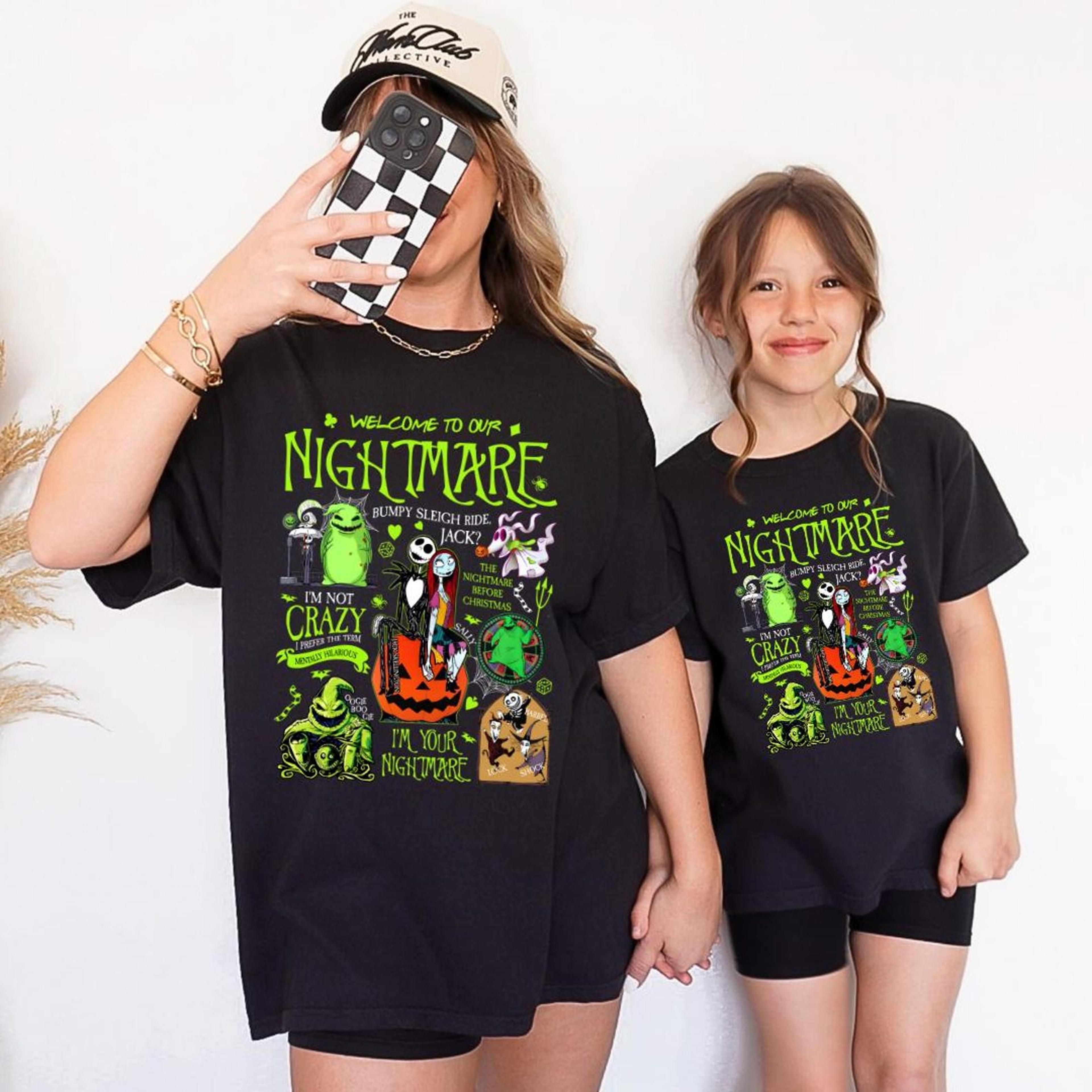 vintage mommy & me halloween tees, comfort colors spooky mama kids shirts, mother daughter son fall ghost outfit gift