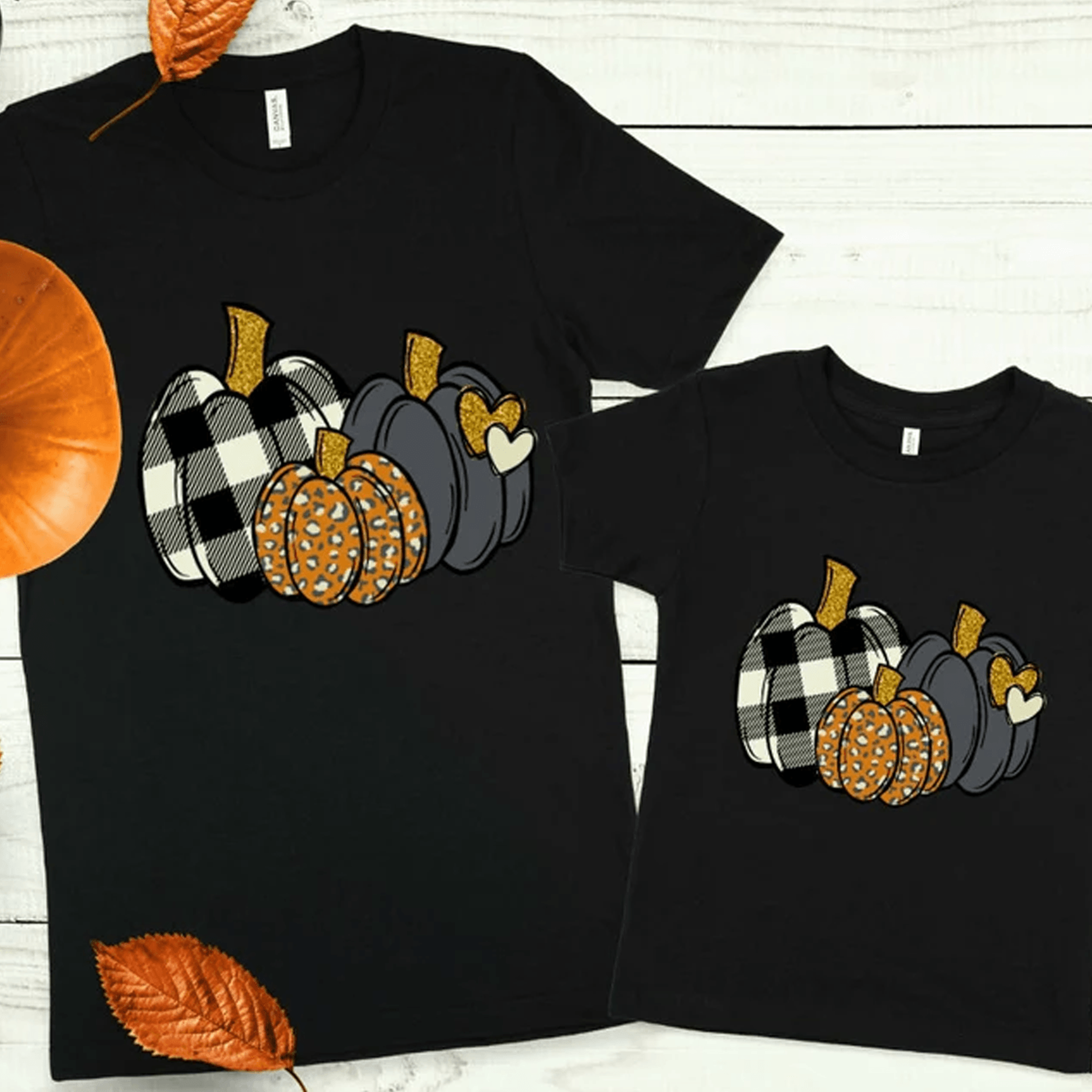 halloween squad family tees, coordinated mom dad kids spooky shirts, october ghost party outfit, pumpkin picking family
