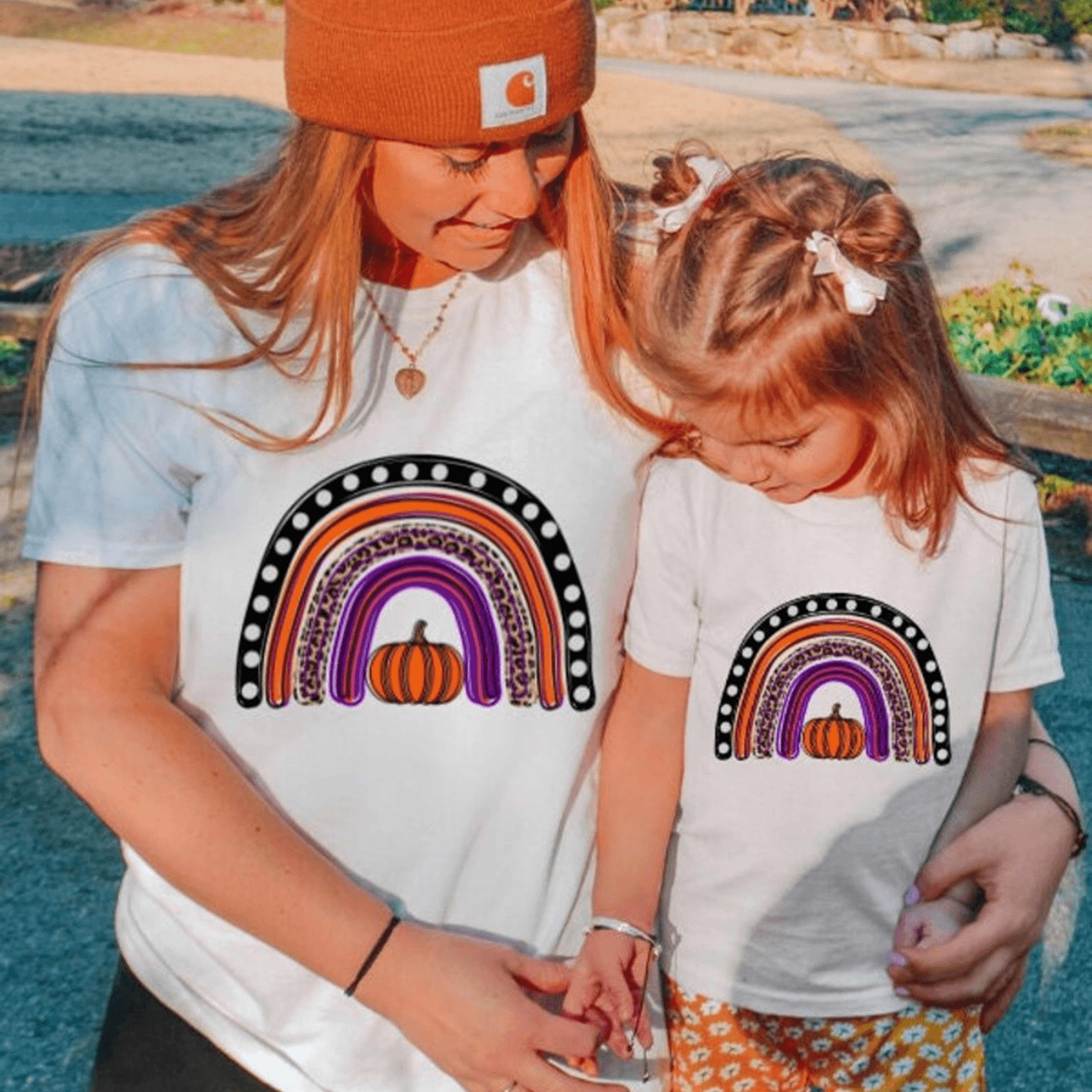 october family matching tees, spooky halloween shirts for parents & kids, trick or treat crew look, cute fall photo outf