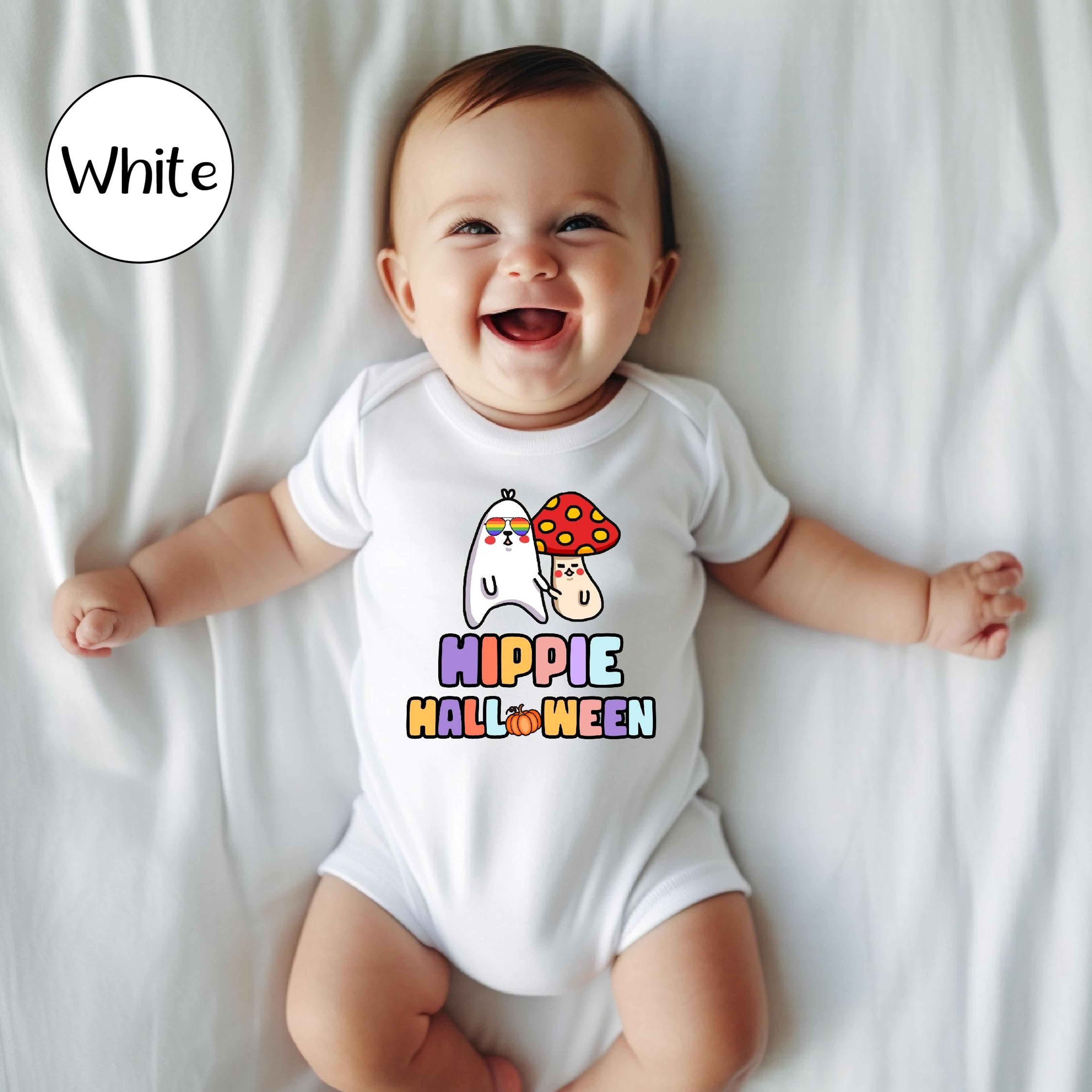 hippie halloween ghost mushroom shirt, cute spooky ghost tee, retro groovy halloween shirt, fall mushroom gift