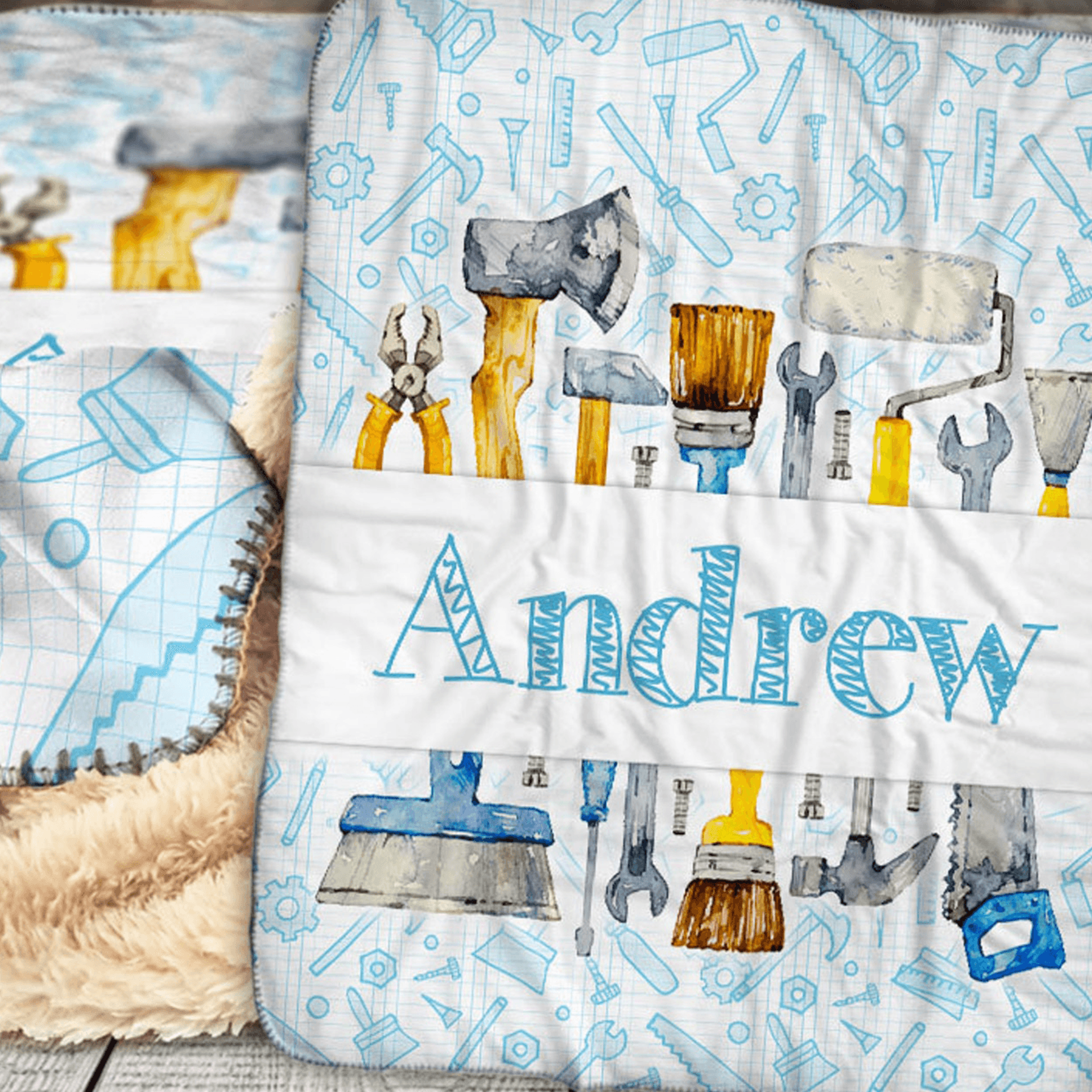 personalized baby sherpa blanket, custom name newborn blanket, baby shower gift, nursery decor, first birthday keepsake
