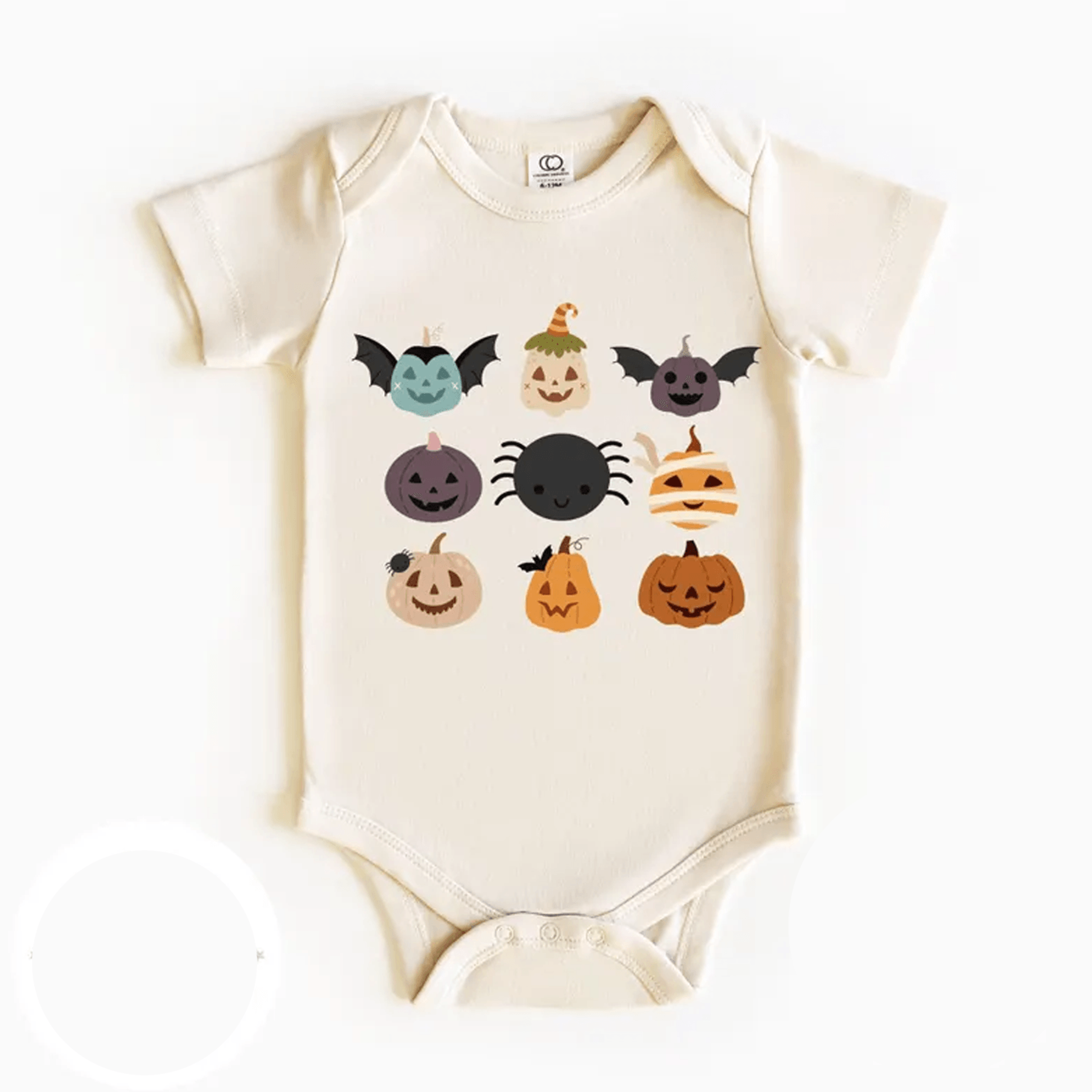 cute halloween faces baby bodysuit pumpkin bat spider infant onesie spooky fall outfit first halloween baby gift