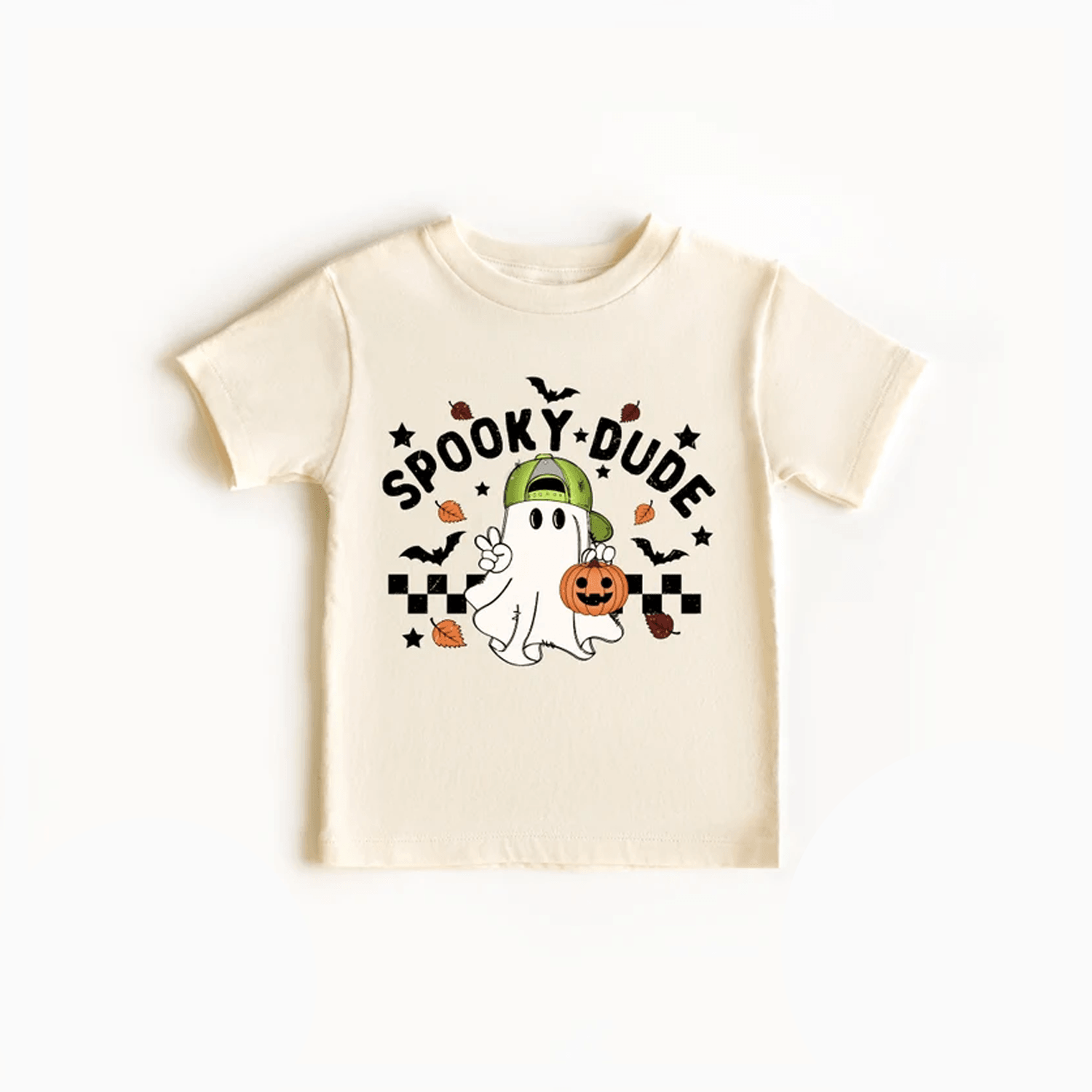 spooky dude ghost baby bodysuit, cute halloween infant onesie, funny pumpkin ghost fall outfit, halloween baby gift