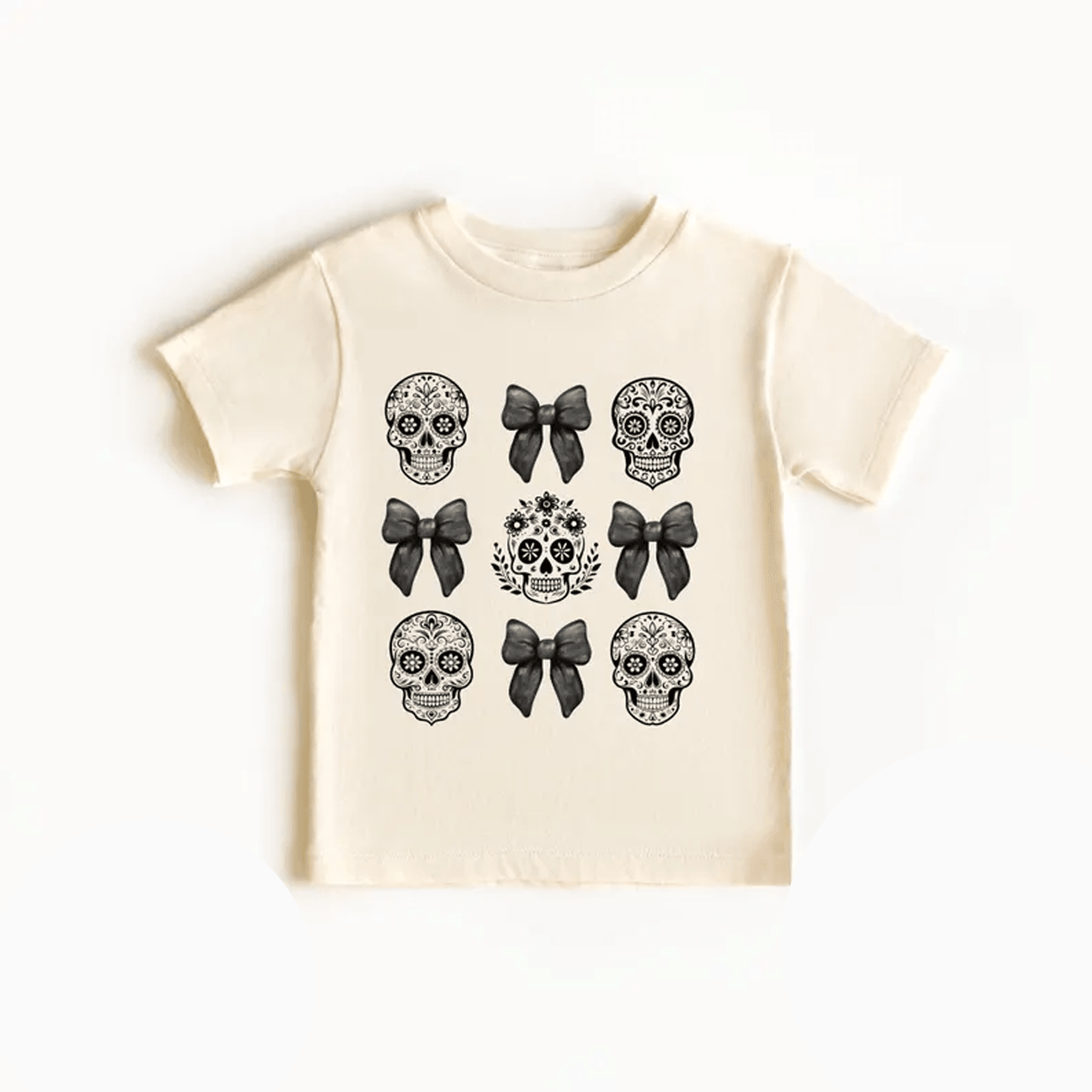 gothic halloween baby bodysuit, skull bow infant onesie, spooky vintage baby outfit, cute halloween gift for baby
