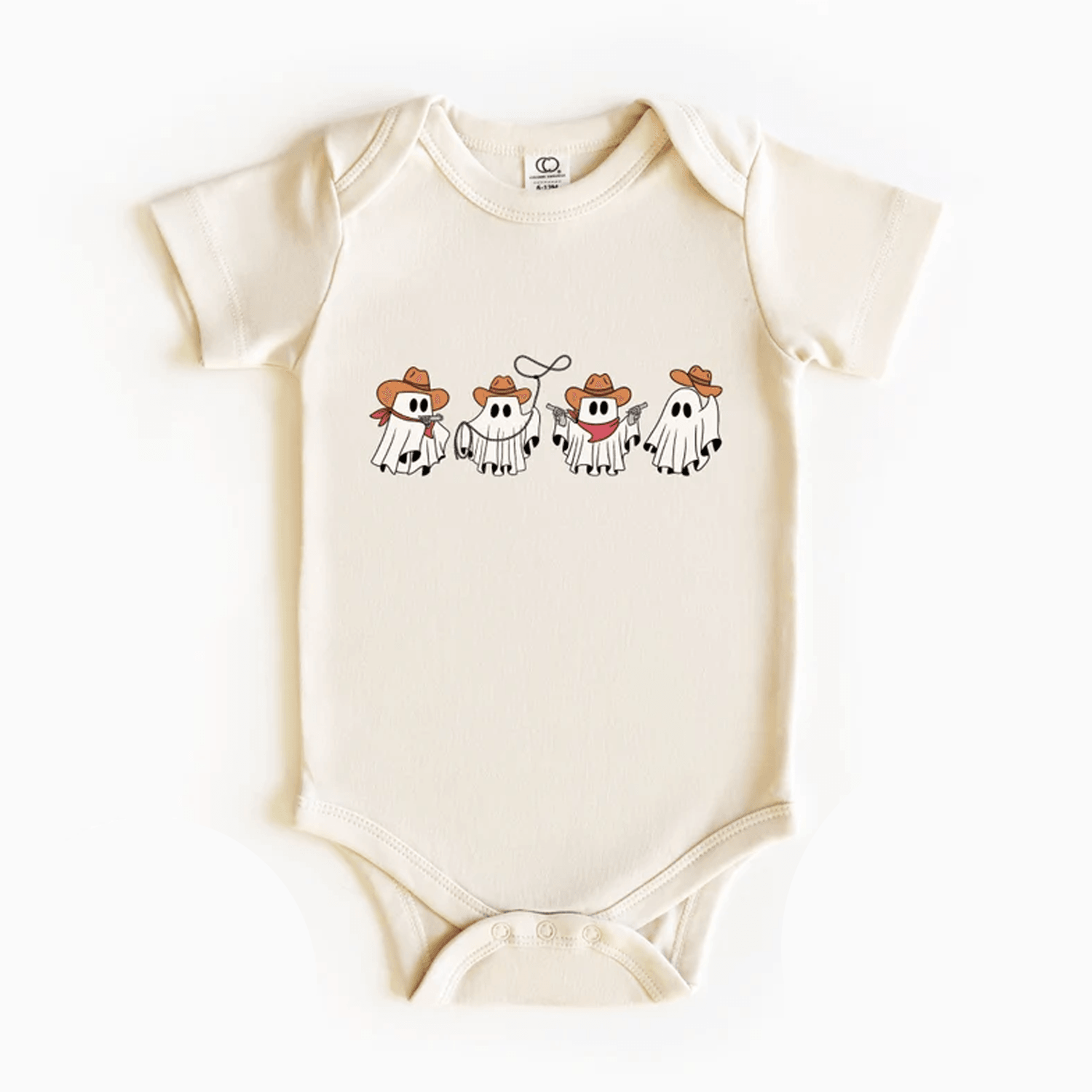 cute halloween ghost kids shirt, spooky pumpkin cowboy ghost t-shirt, trick or treat fall tee, halloween gift for kids