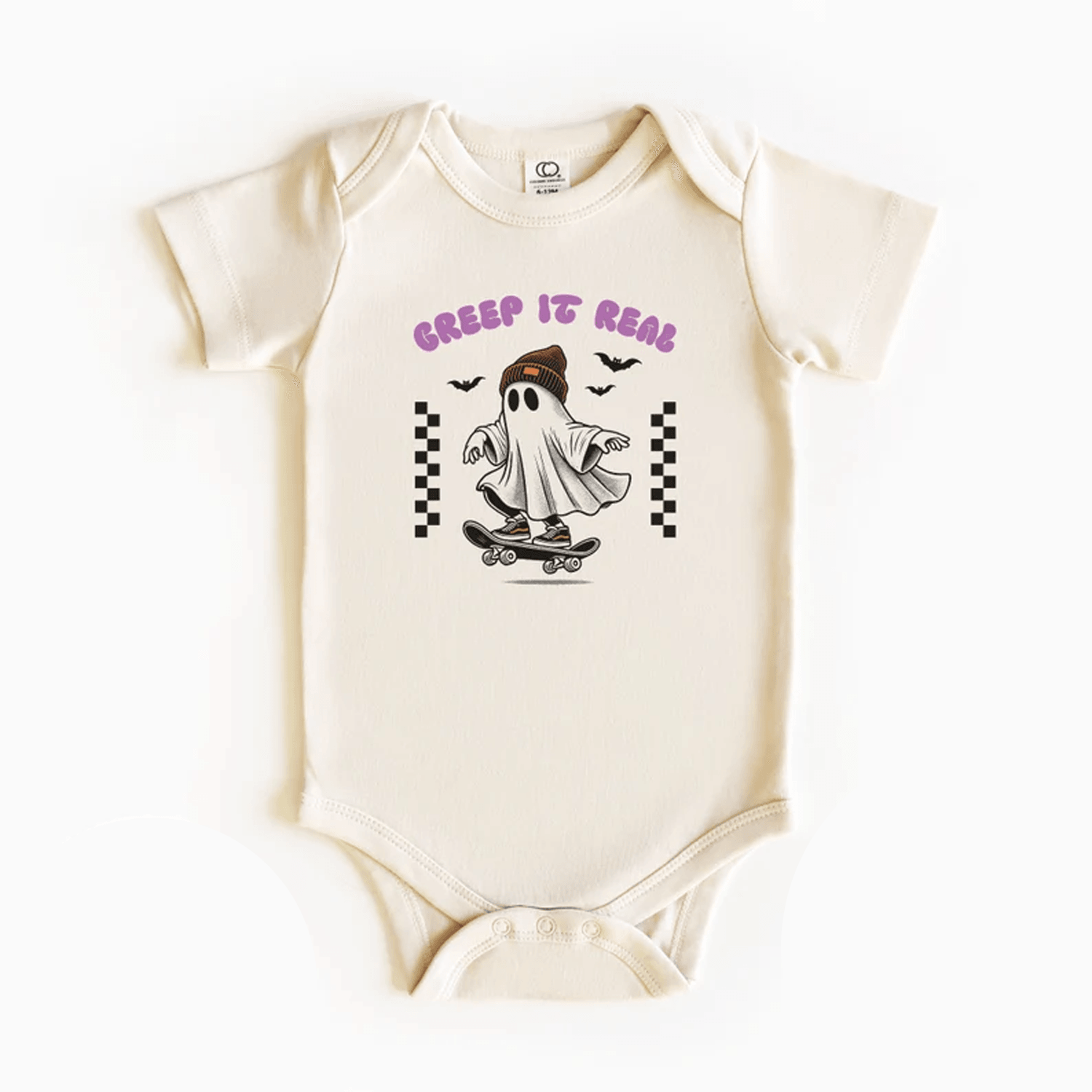 creep it real ghost kids sweatshirt cute halloween shirt retro spooky toddler outfit trick or treat fall gift