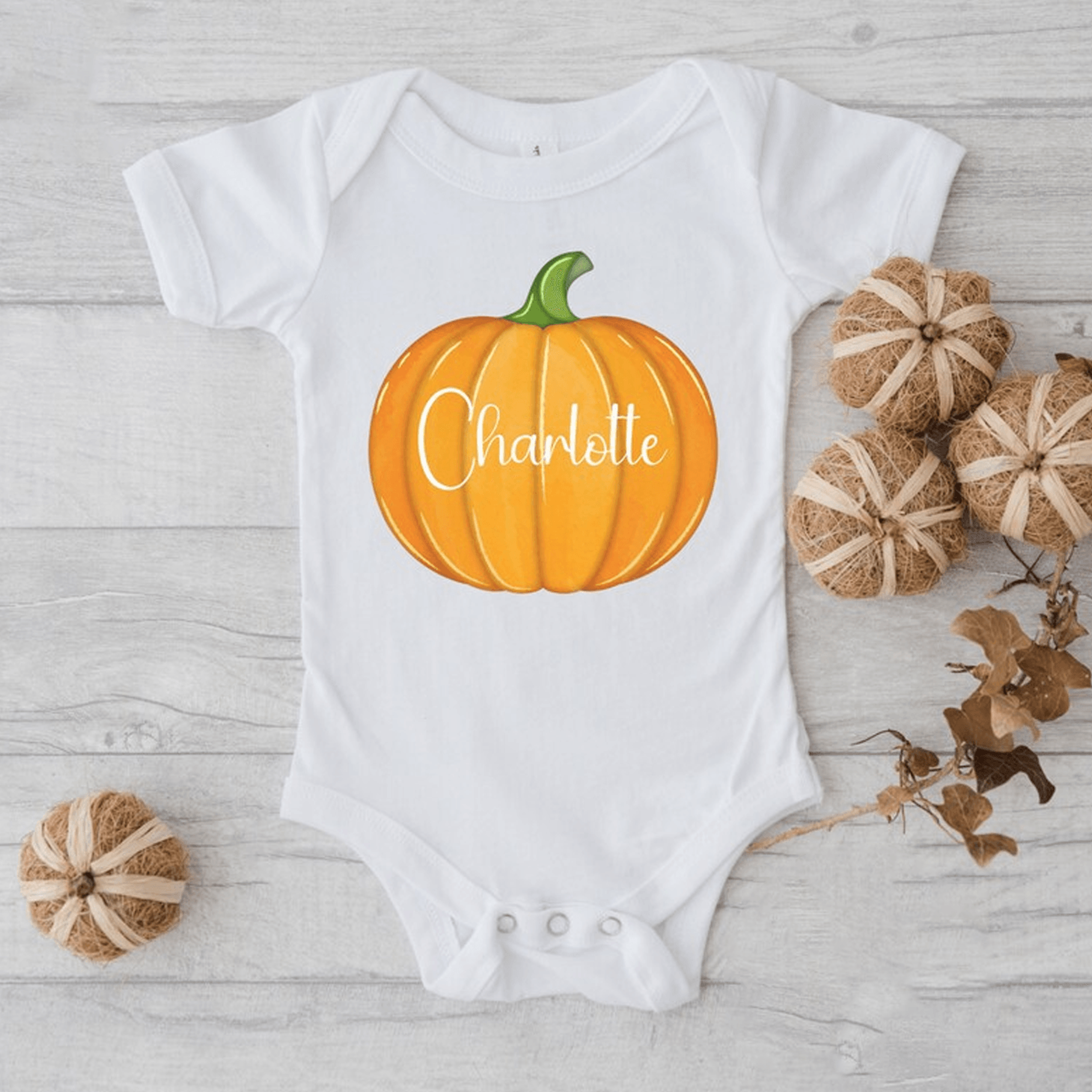 personalized fall pumpkin kids shirt custom name autumn tee cute pumpkin patch toddler outfit thanksgiving gift