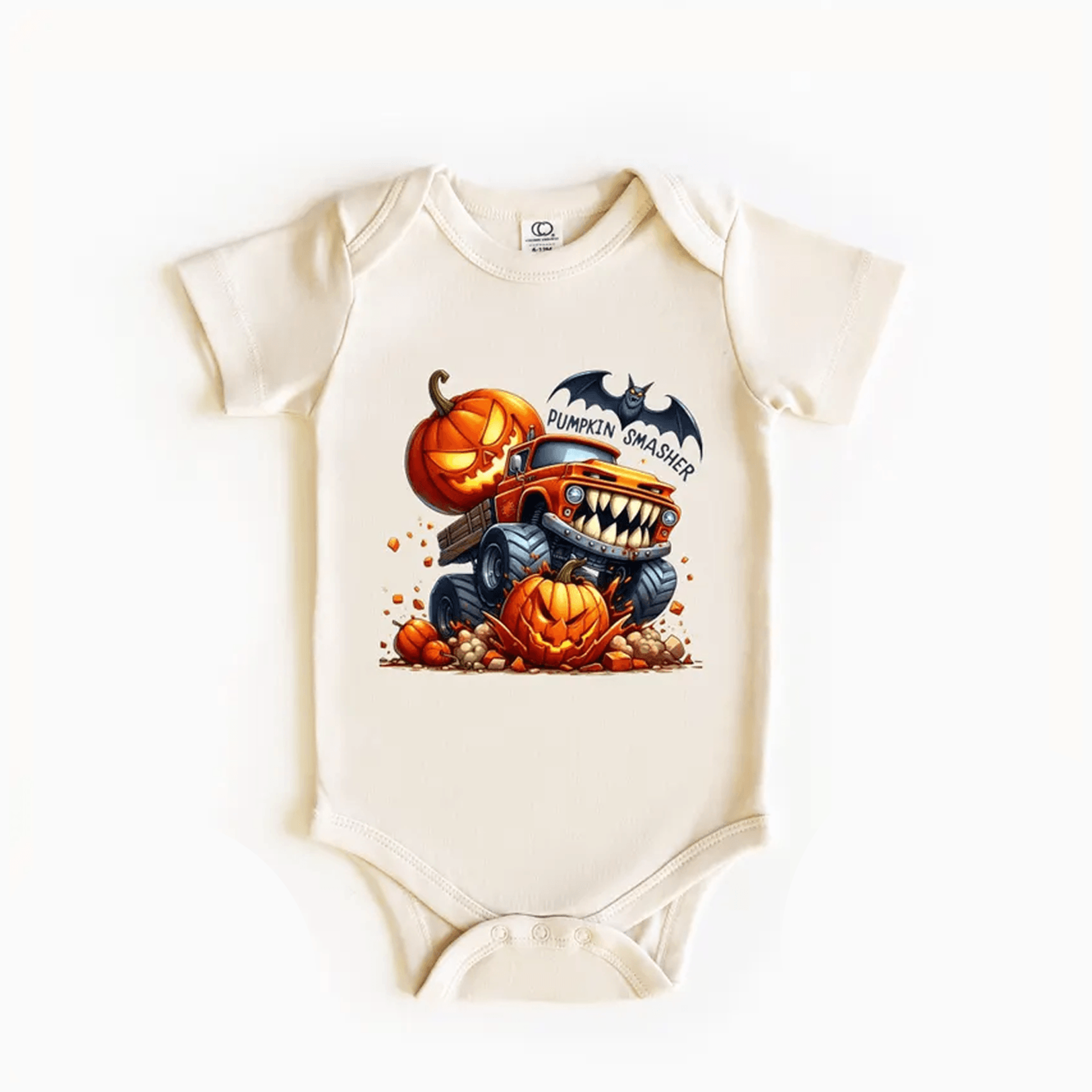 pumpkin smasher truck halloween boys shirt monster truck pumpkin kids tee spooky toddler fall outfit halloween gift