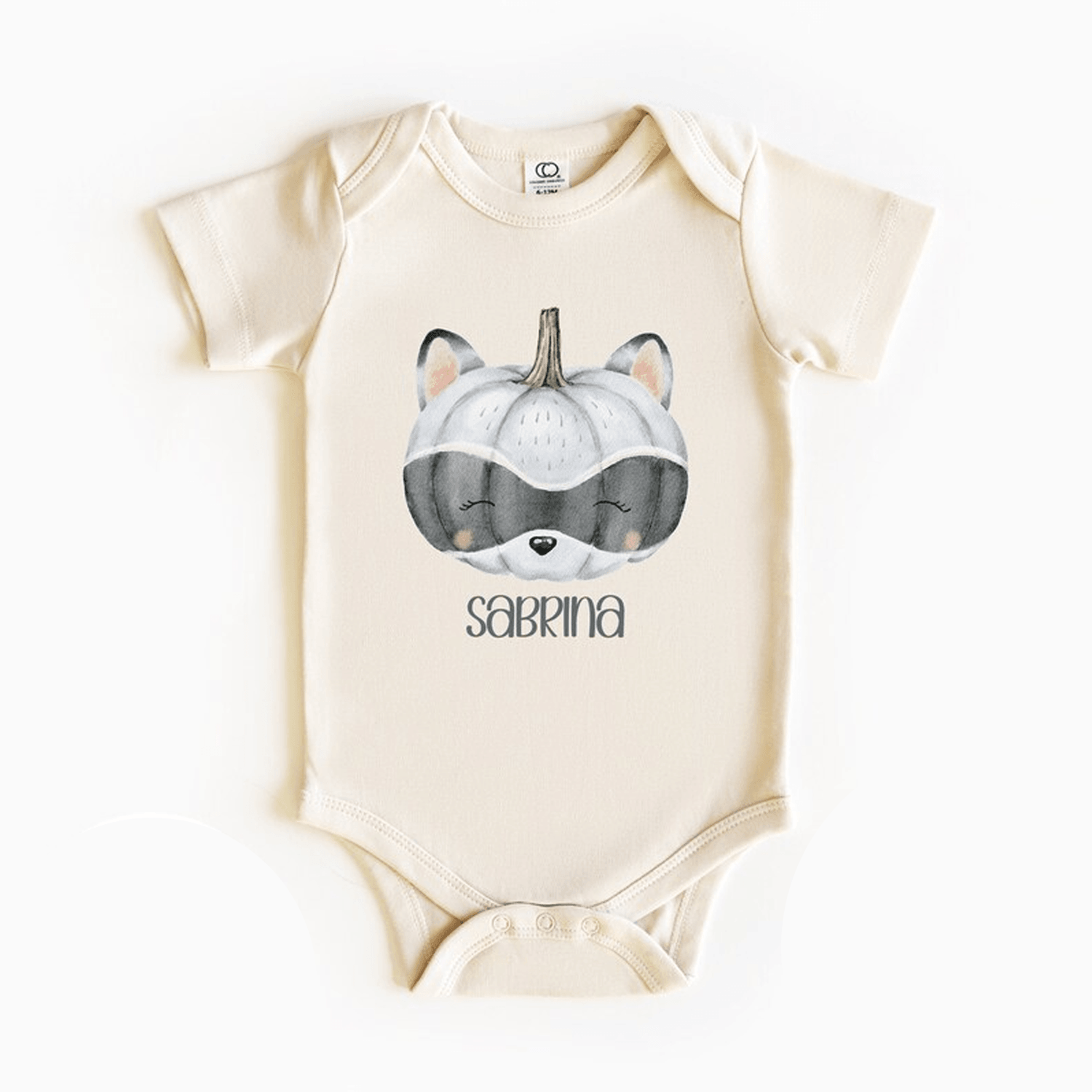raccoon pumpkin baby onesie cute fall kids shirt woodland animal toddler tee pumpkin patch autumn baby gift
