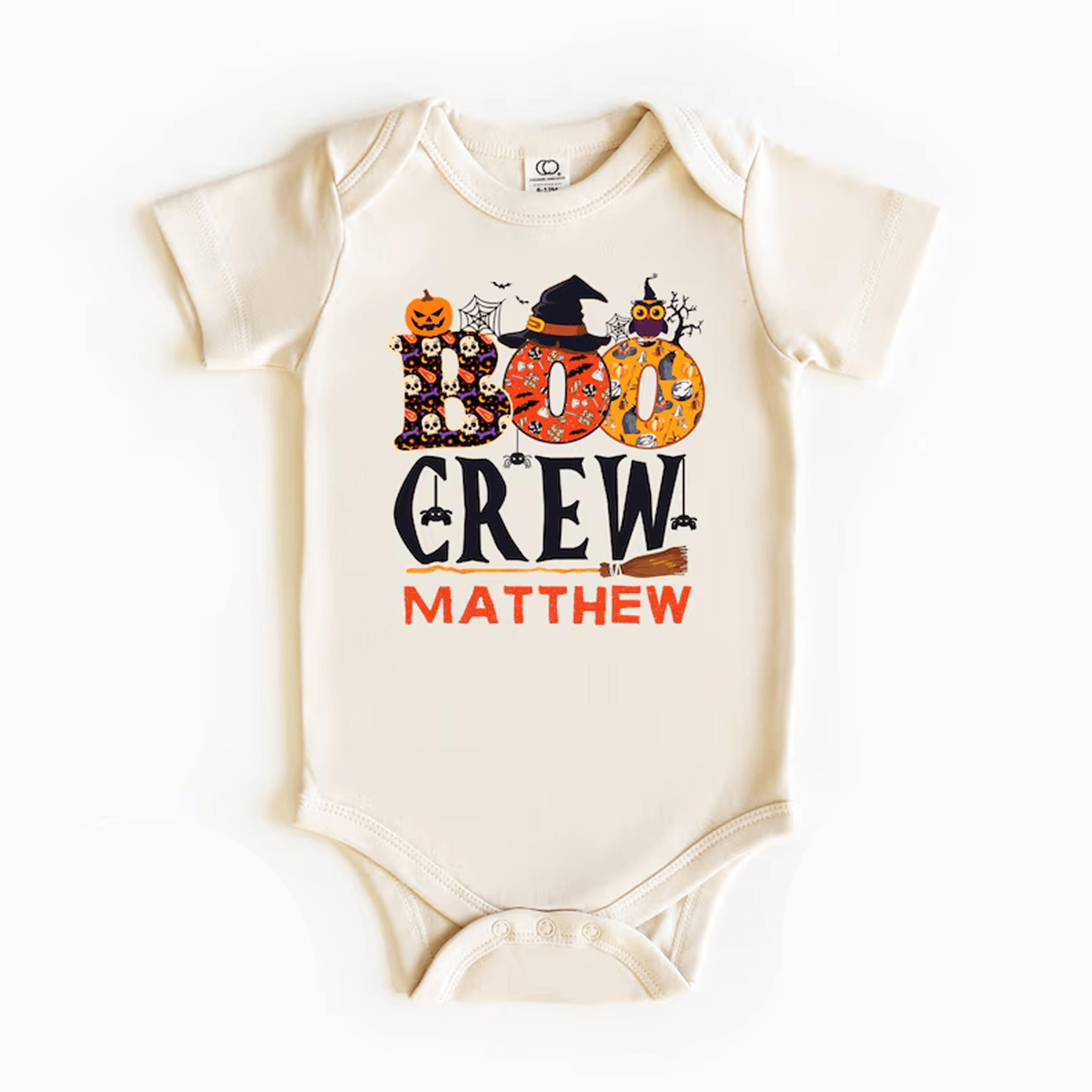 personalized boo crew halloween kids shirt custom name ghost tee spooky toddler outfit trick or treat halloween gift