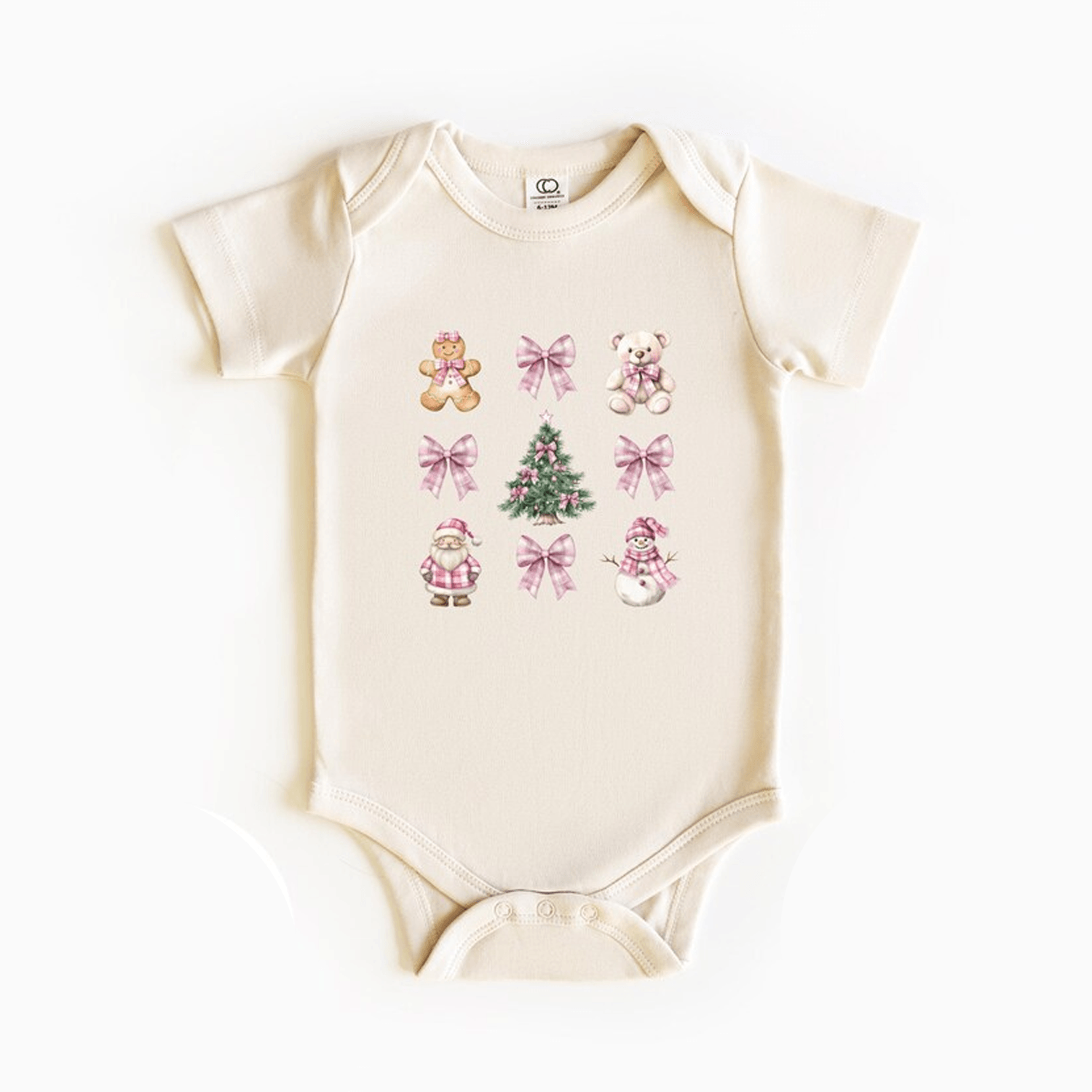 coquette gingerbread teddy bear christmas kids shirt pink bow holiday tee girly toddler sweatshirt xmas gift