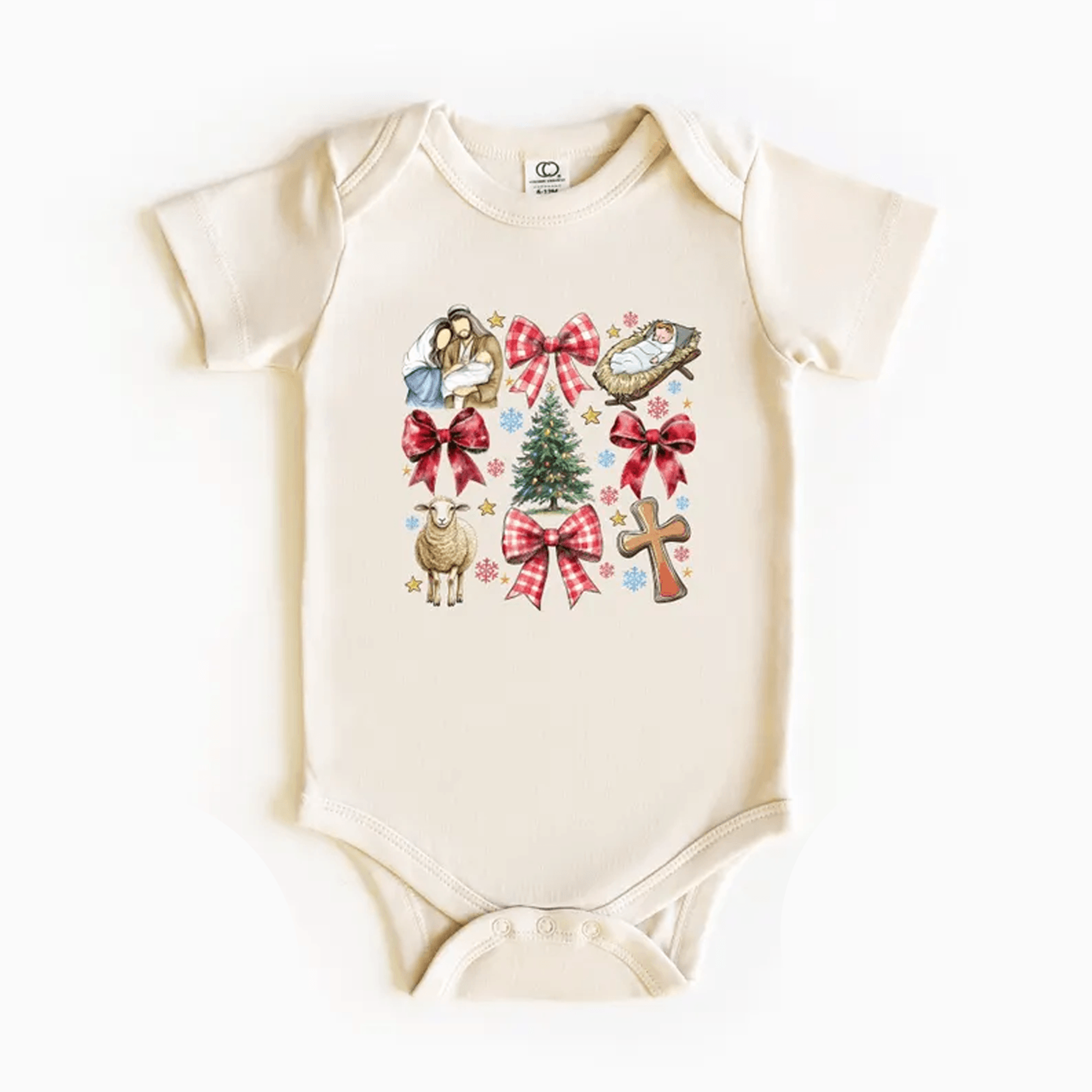coquette jesus christian christmas kids sweatshirt nativity bow holiday shirt faith based toddler tee christmas gift
