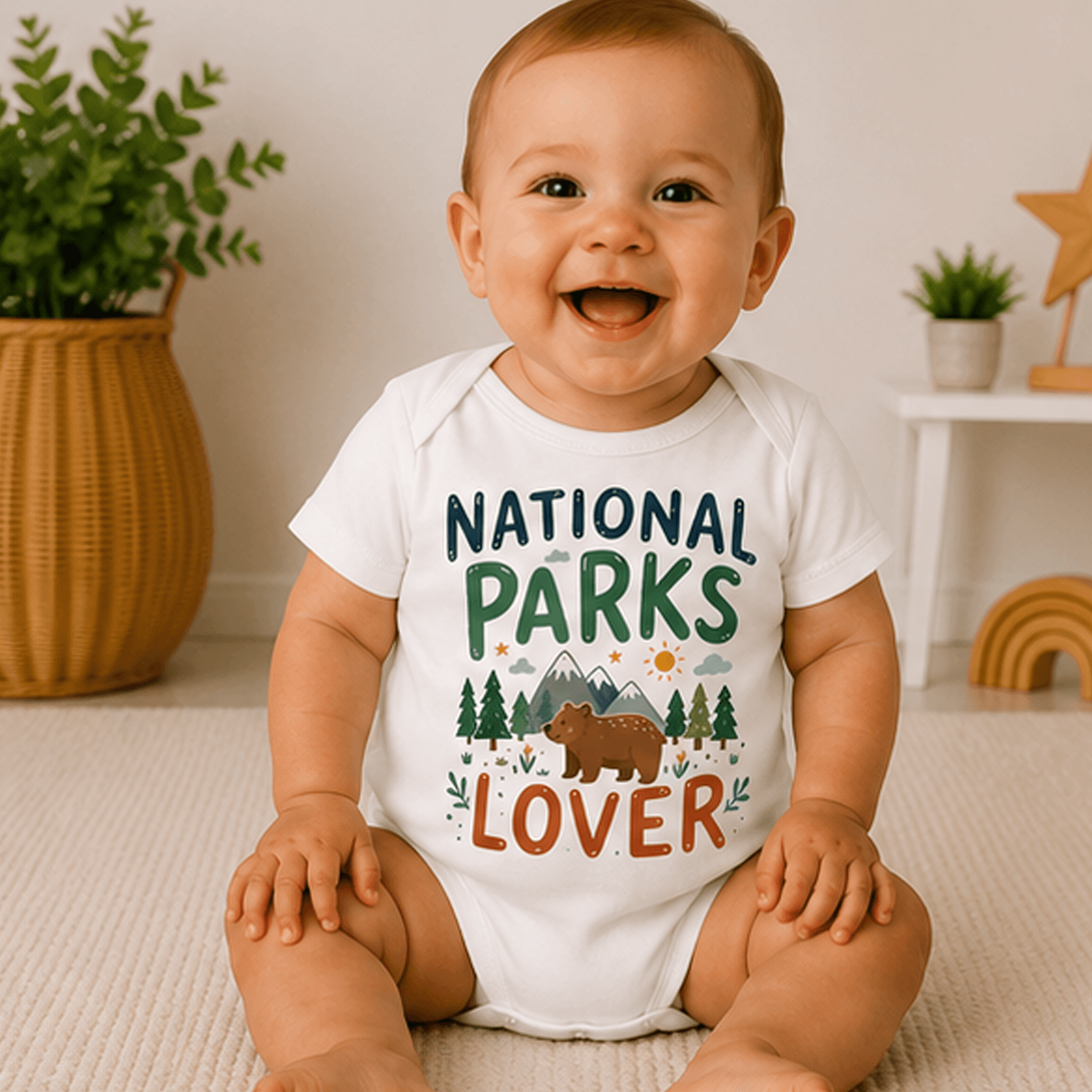 national parks lover baby bodysuit, hiking baby onesie, mountain adventure newborn outfit, outdoor baby shower gift