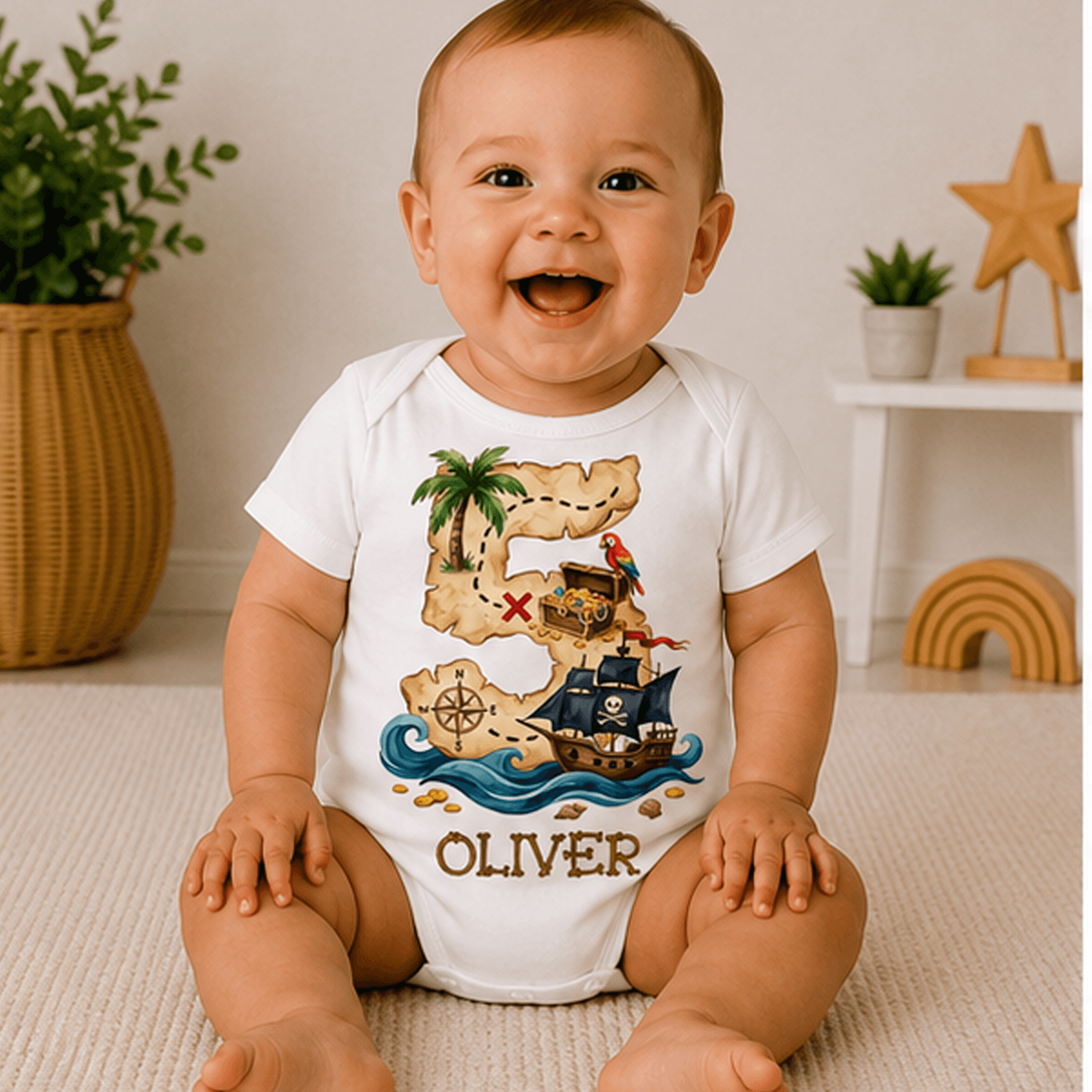 personalized pirate birthday shirt, custom name 5th birthday tee, treasure map toddler shirt, pirate party boy outfit