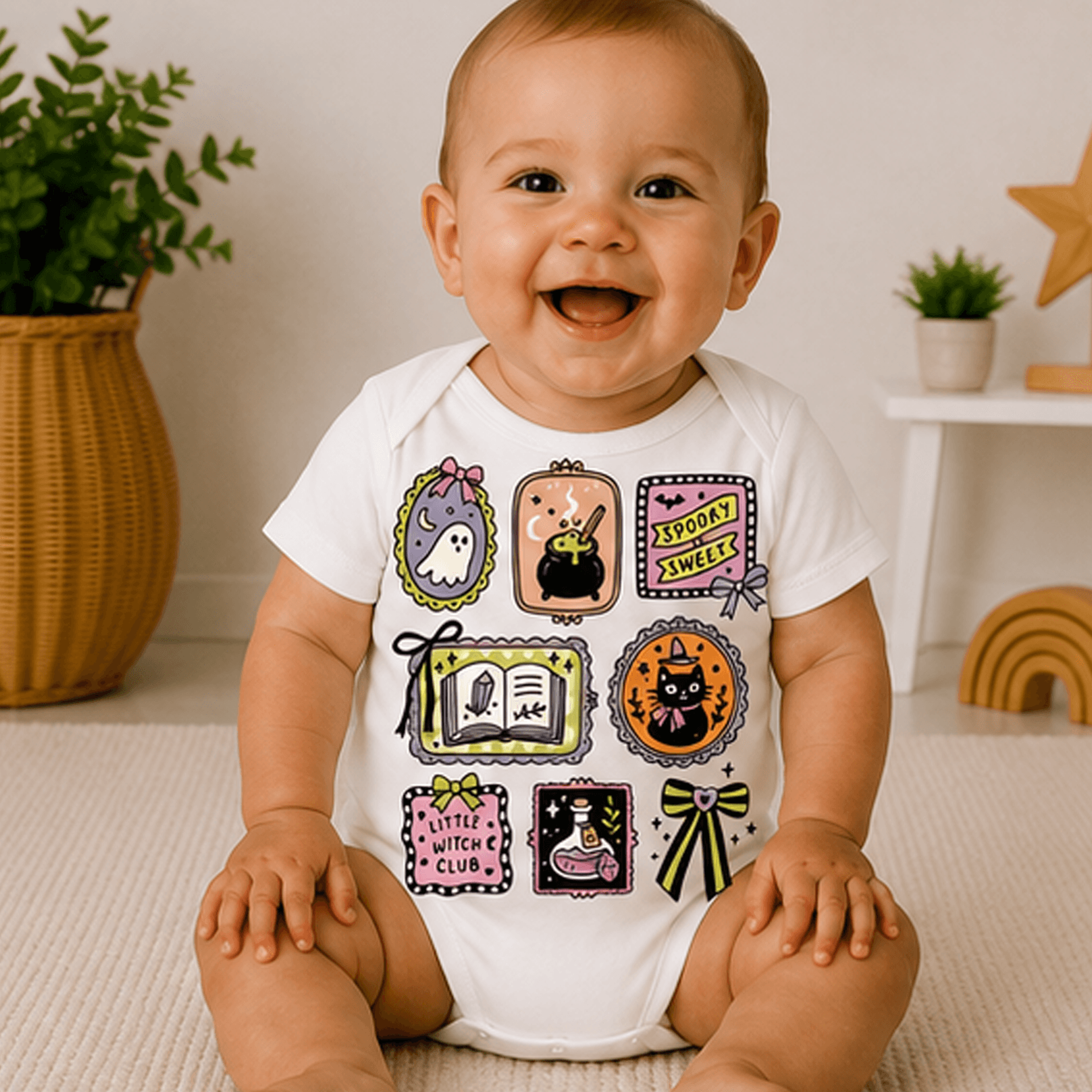 little witch club kids shirt, halloween witch cat tee, cute ghost pumpkin toddler shirt, pastel spooky halloween outfit