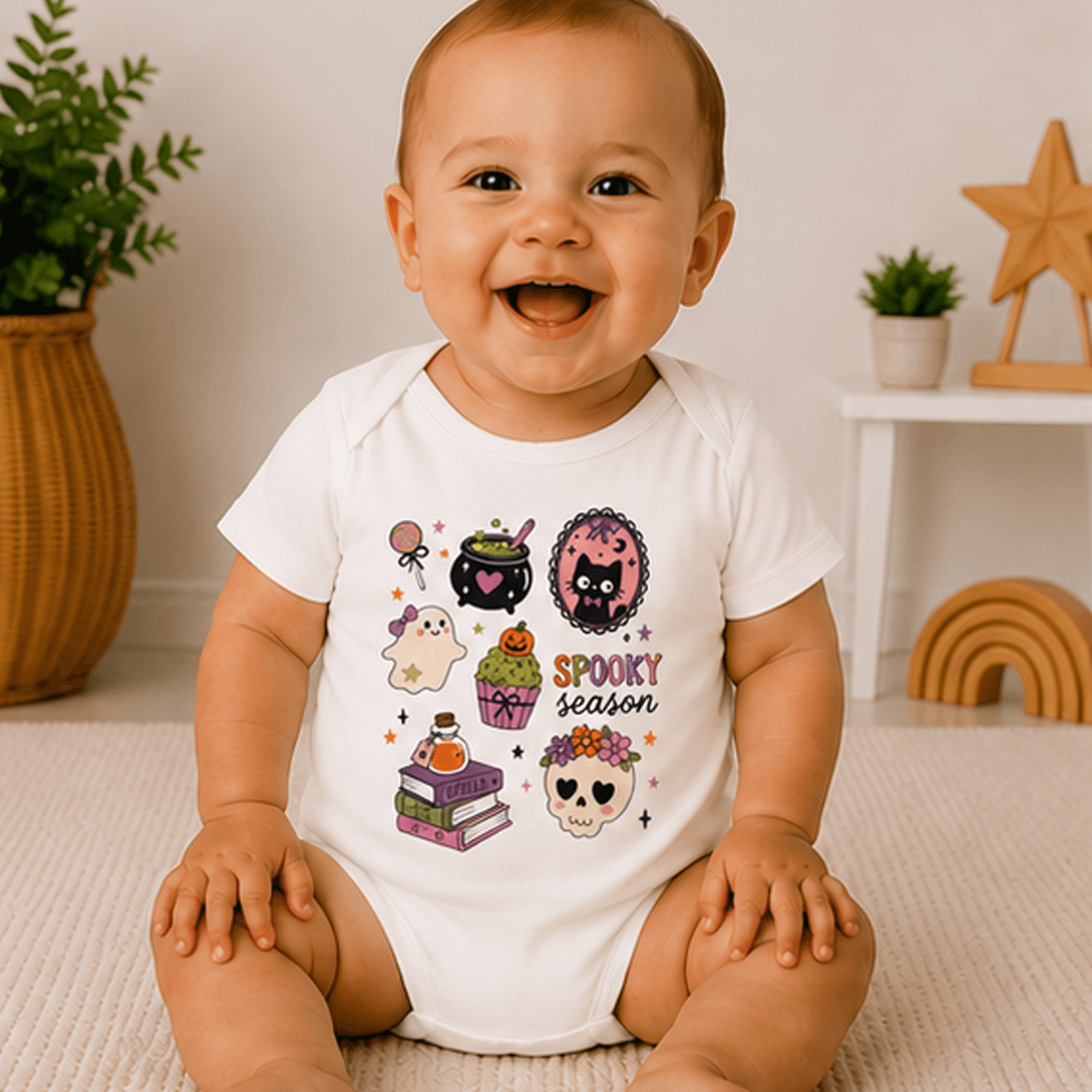 spooky season kids shirt, witch cauldron toddler tee, cute halloween skull shirt, ghost pumpkin fall kids outfit