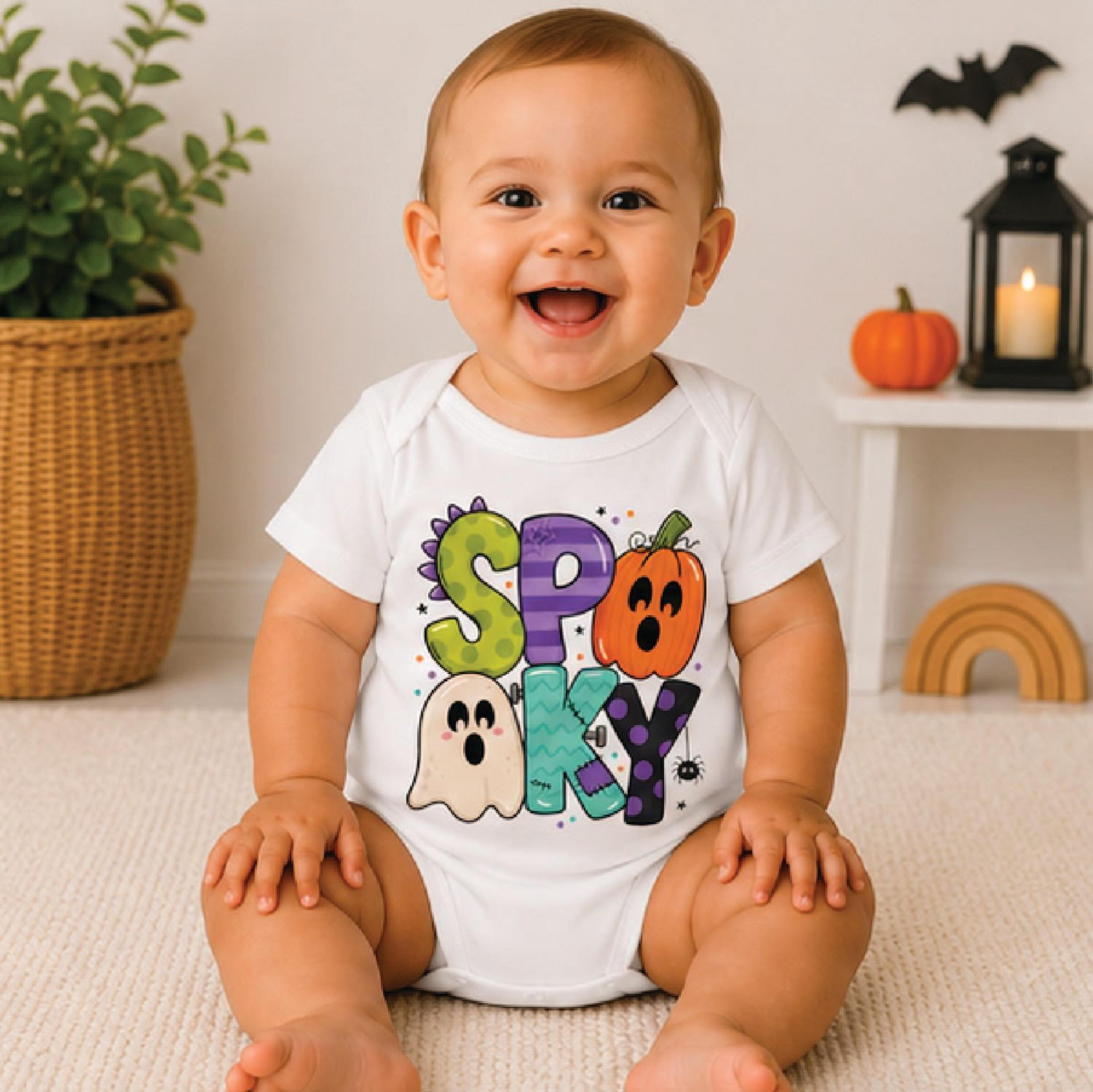 spooky toddler halloween shirt, cute ghost pumpkin kids tee, retro halloween shirt, trick or treat fall outfit for kids