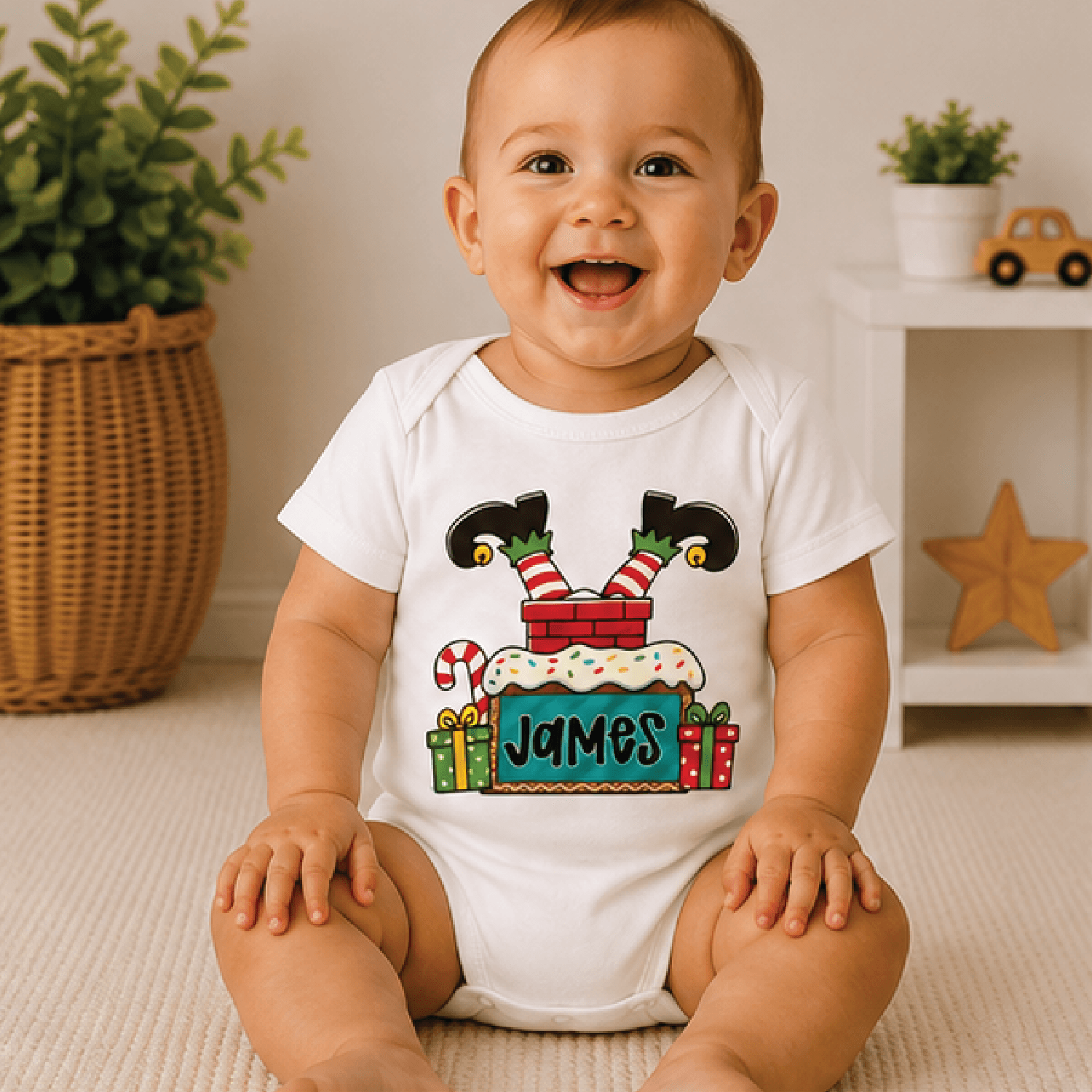 personalized christmas elf shirt, custom name toddler tee, cute holiday elf kids shirt, personalized christmas gift