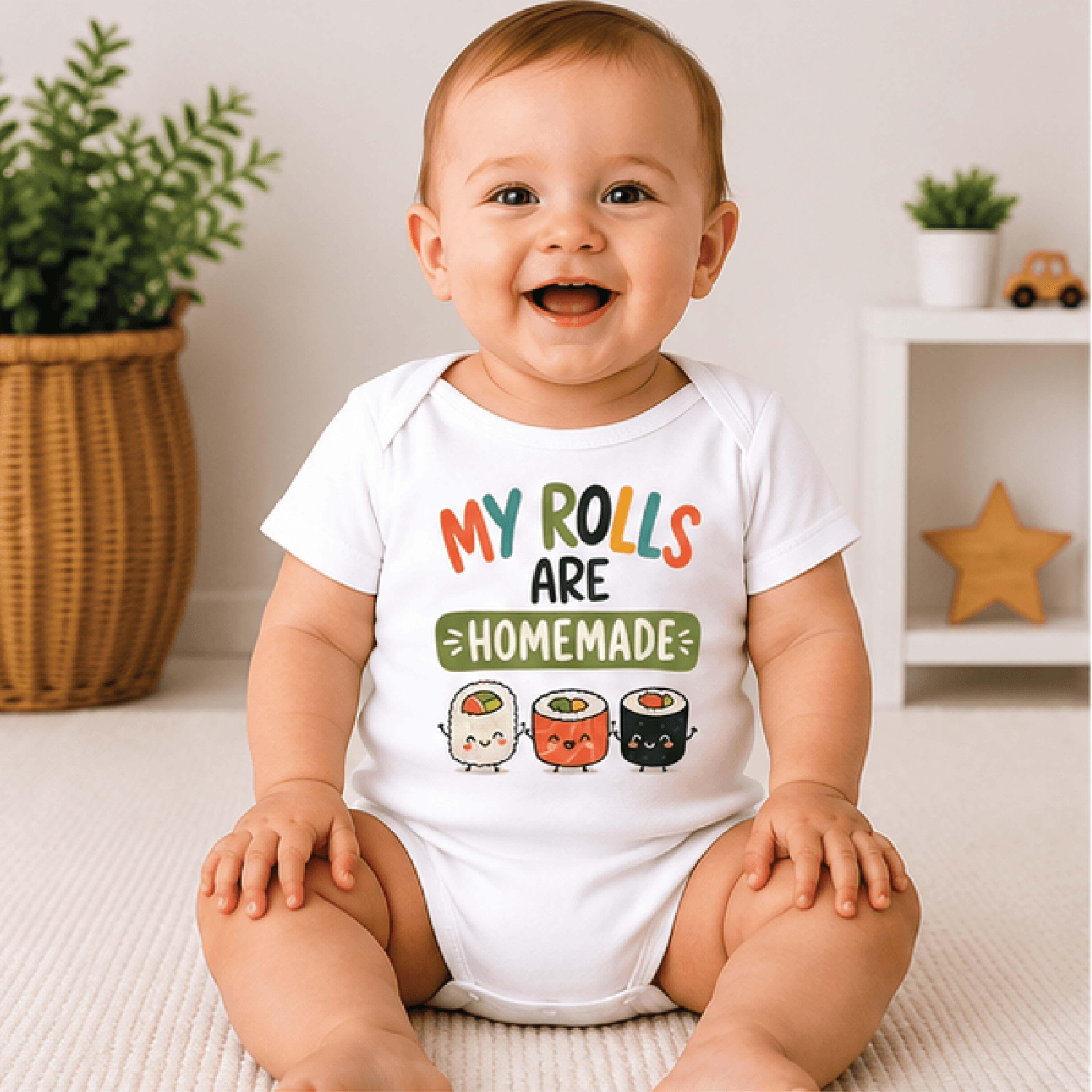 my rolls are homemade baby bodysuit, funny thanksgiving baby onesie, cute turkey day newborn outfit, fall baby gift