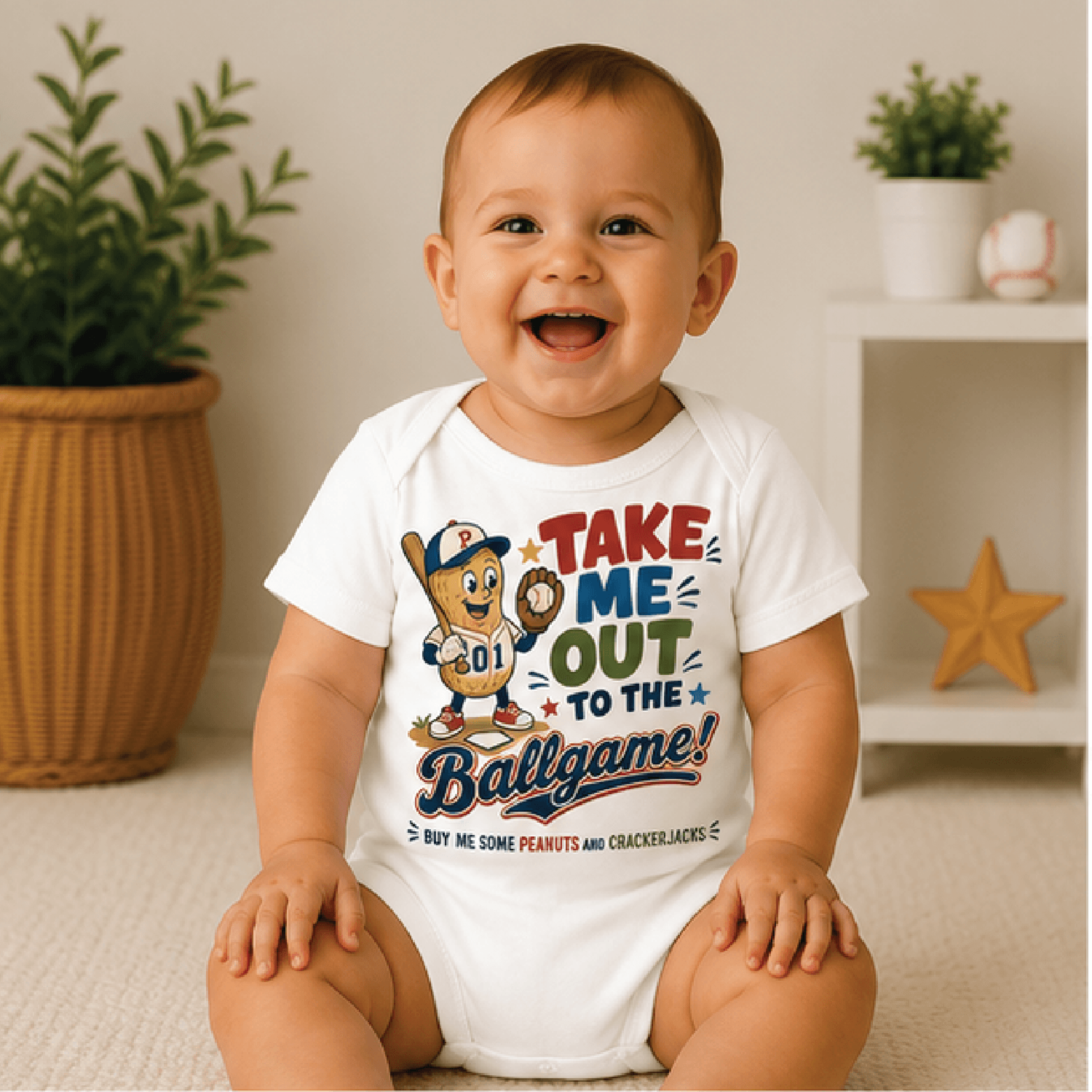 take me out to the ballgame baby bodysuit, baseball baby onesie, little slugger newborn outfit, baseball baby shower gif
