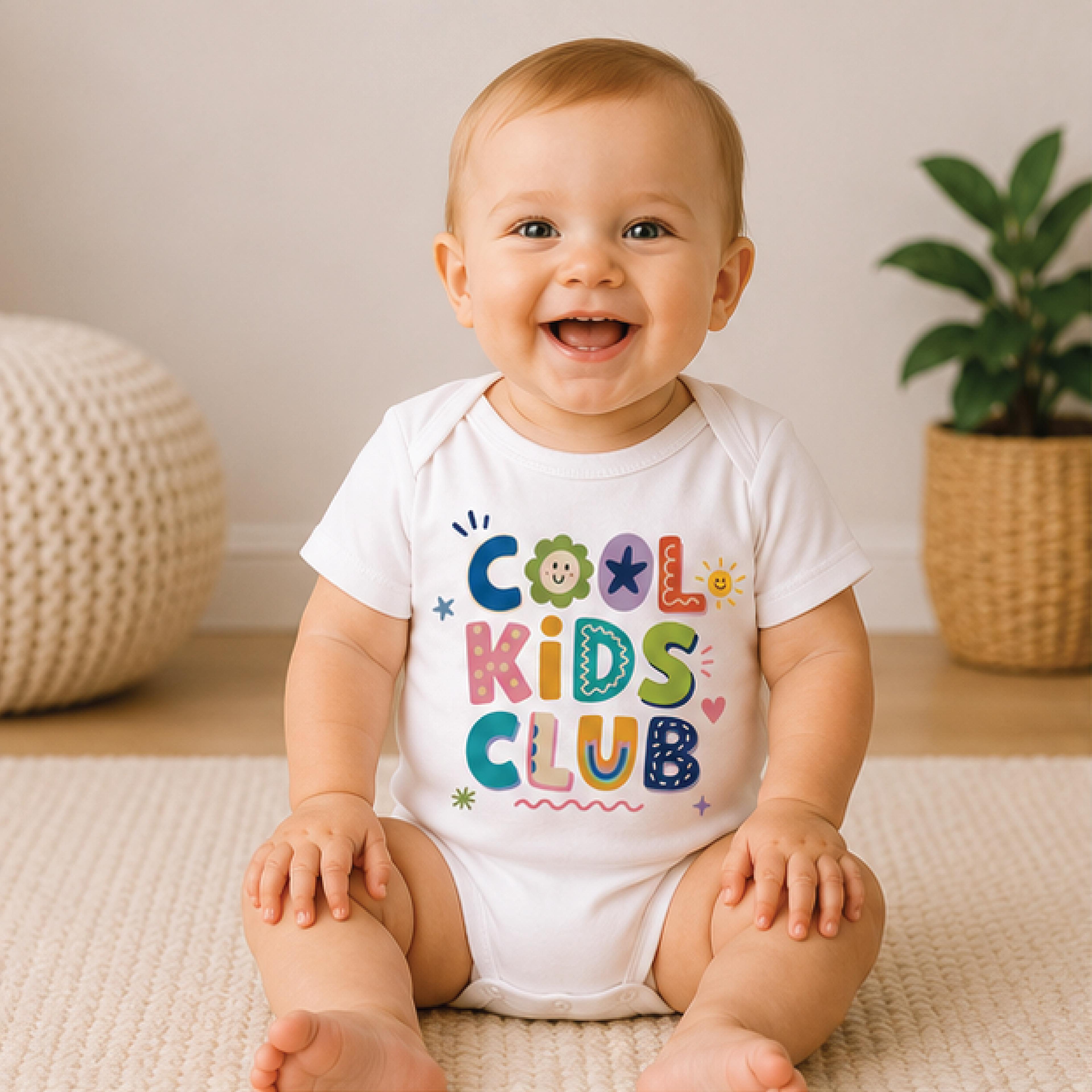 cool kids club shirt, toddler graphic tee, retro kids t-shirt, trendy boys girls outfit, cute everyday kids gift