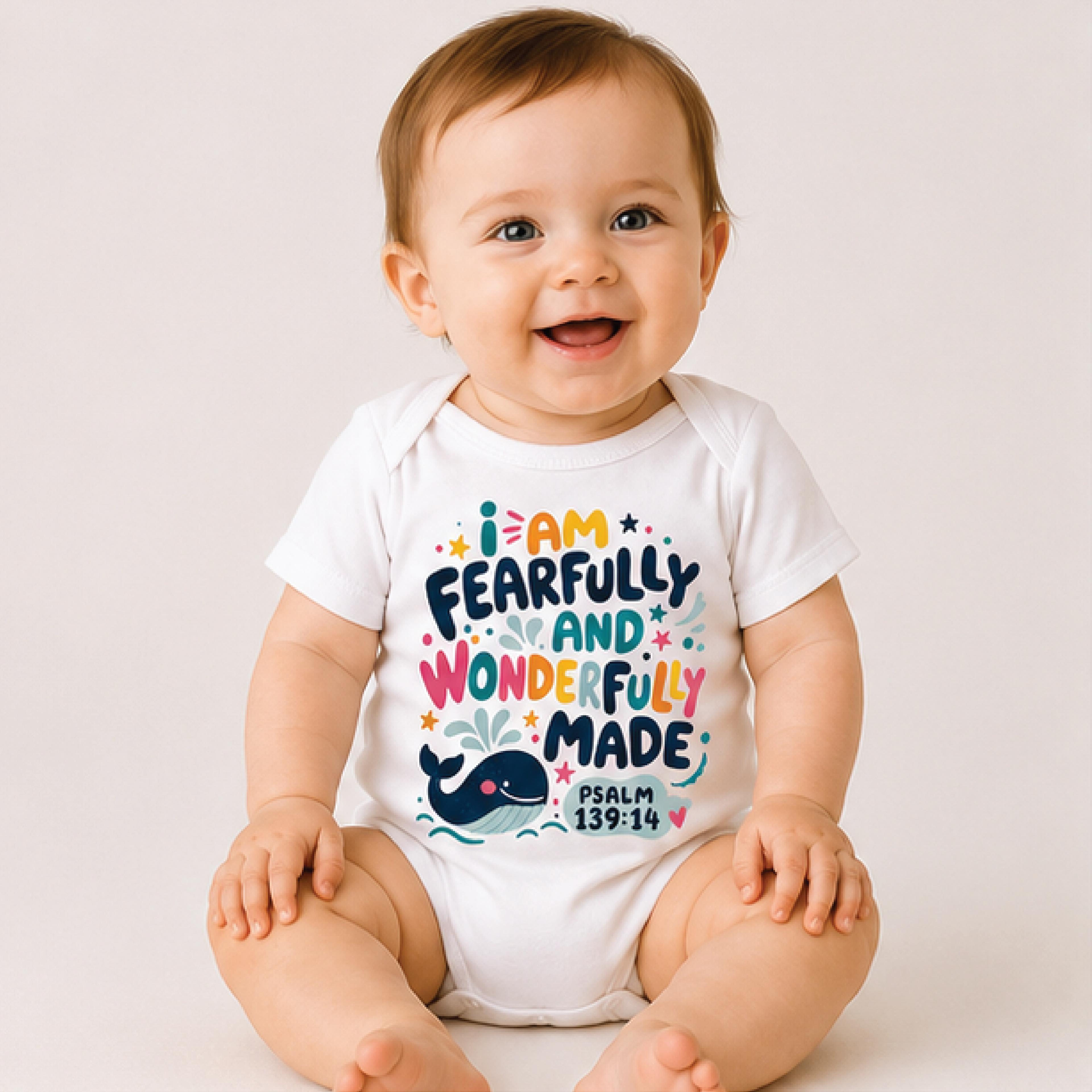 fearfully and wonderfully made kids shirt, psalm 139 14 christian toddler tee, bible verse faith shirt, christian gift