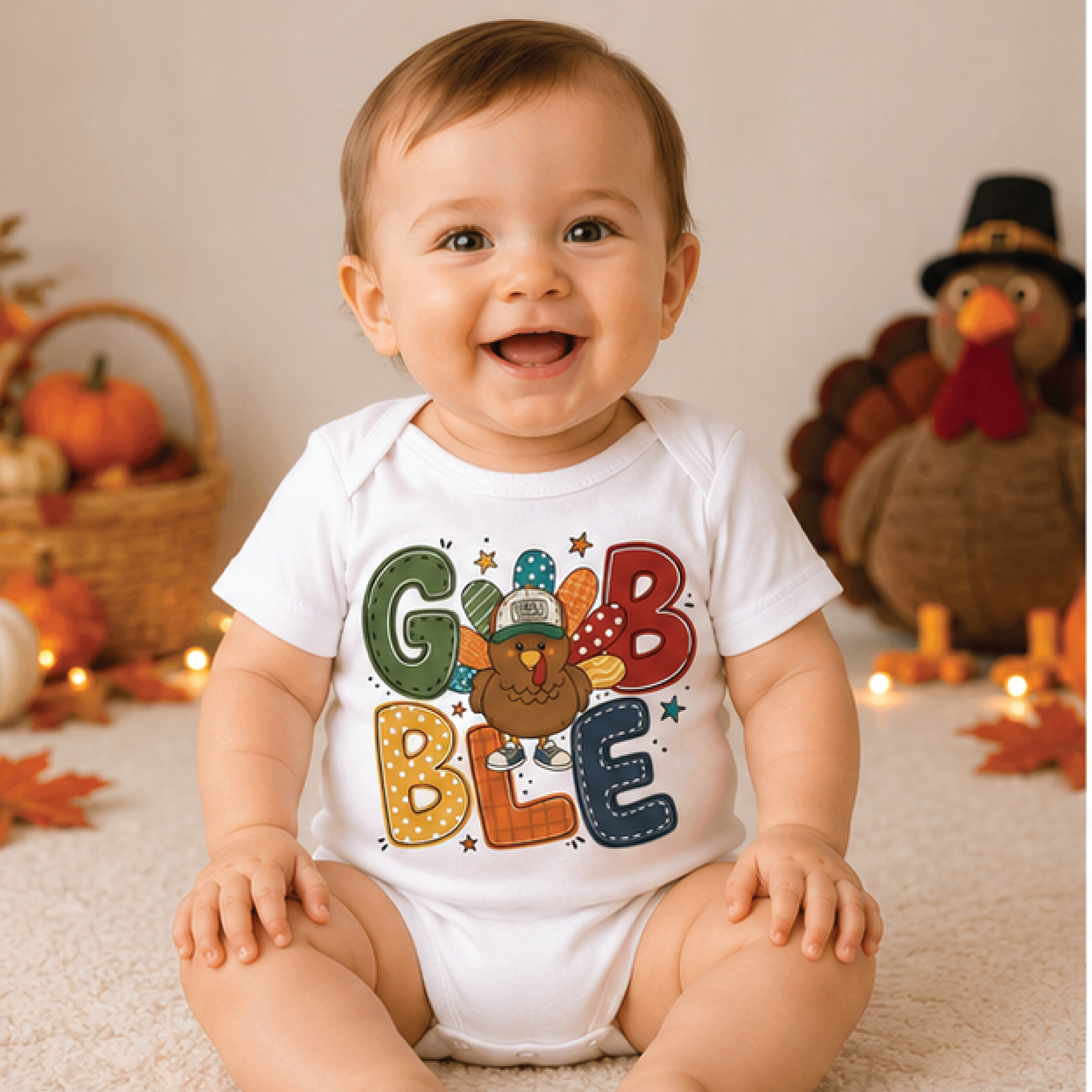 gobble thanksgiving kids shirt, funny turkey toddler tee, cute turkey day shirt, fall thanksgiving outfit for kids
