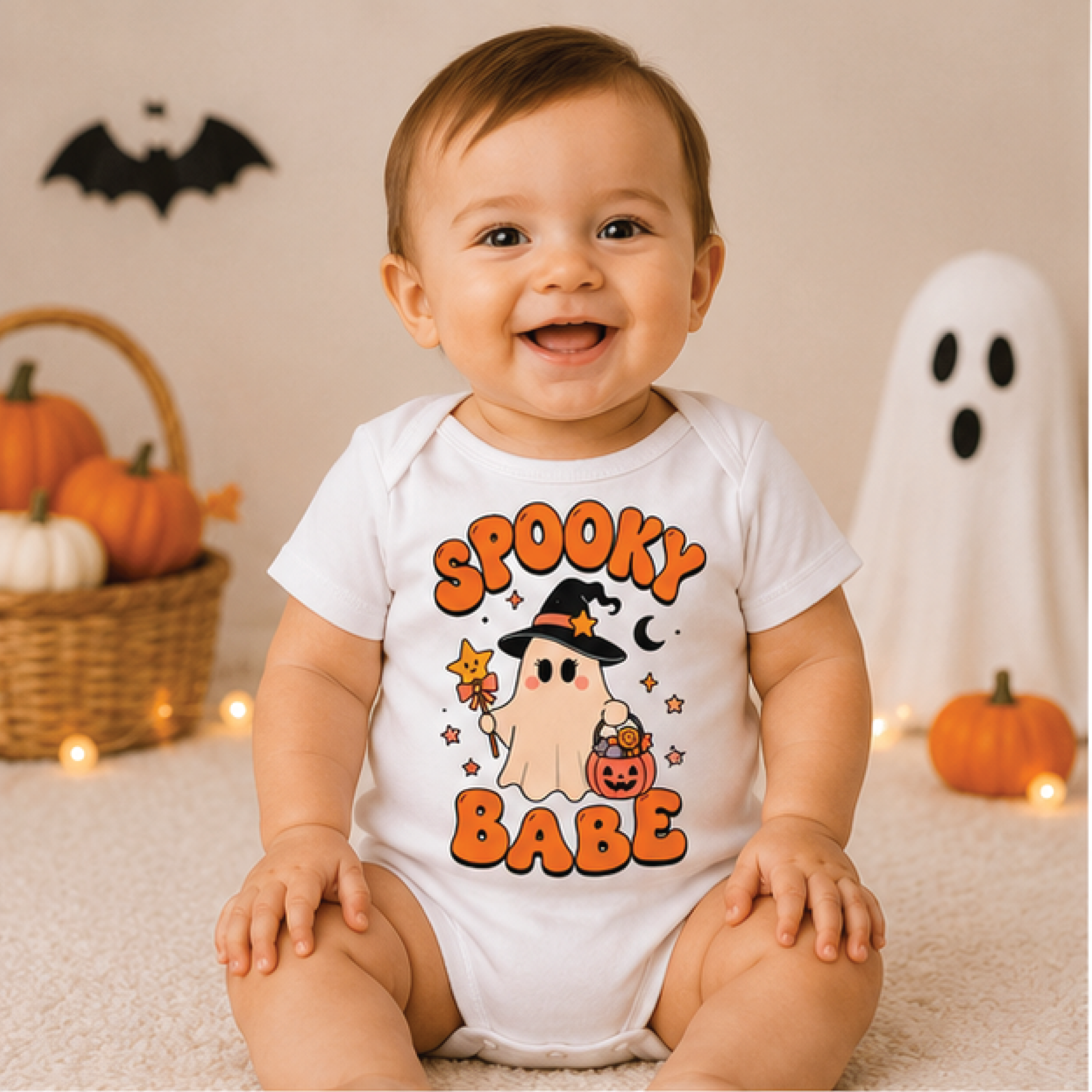 spooky babe ghost kids shirt, cute witch ghost halloween toddler tee, spooky season girls shirt, trick or treat outfit