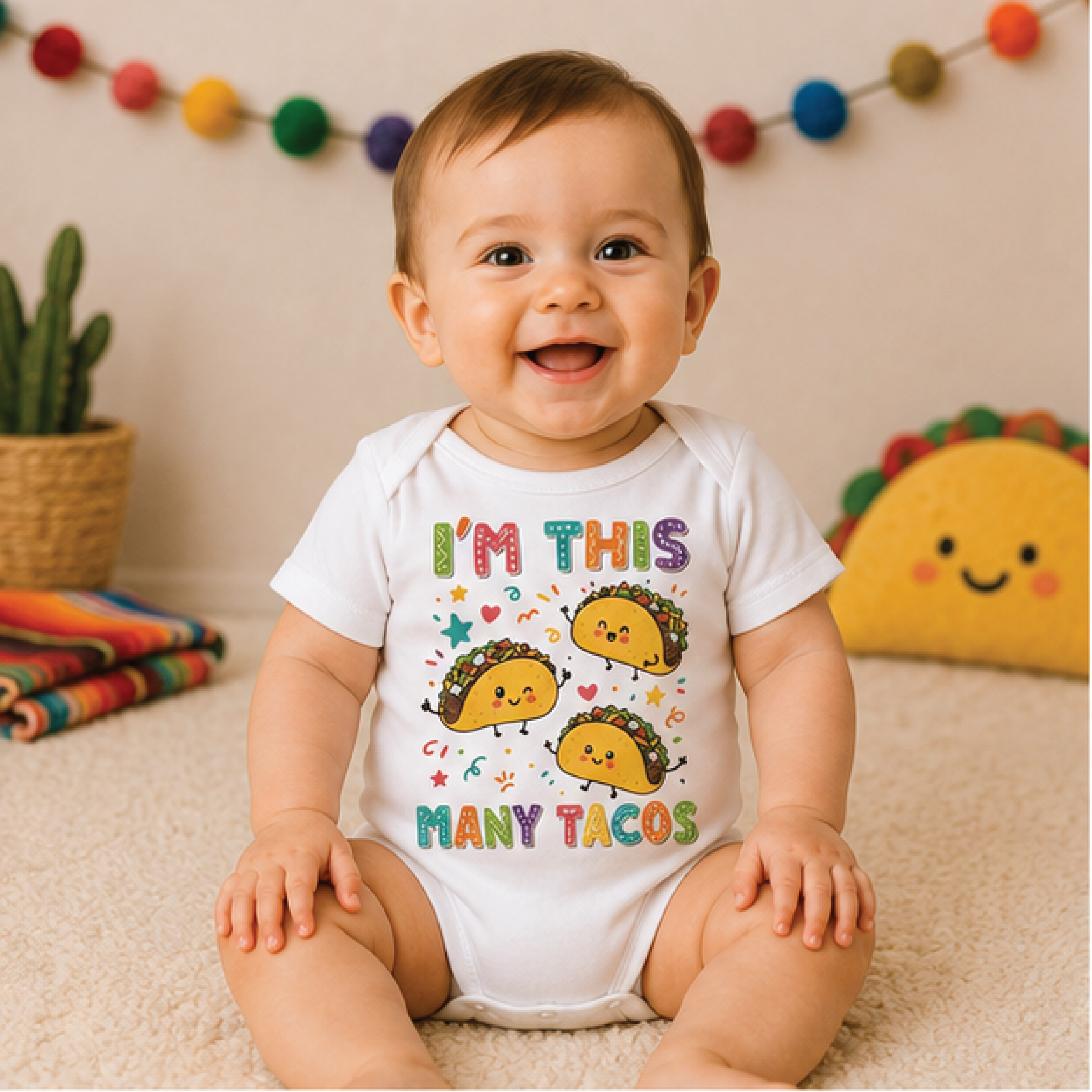 third birthday taco toddler shirt, im three lets taco bout it kids tee, taco 3rd birthday shirt, fiesta party outfit