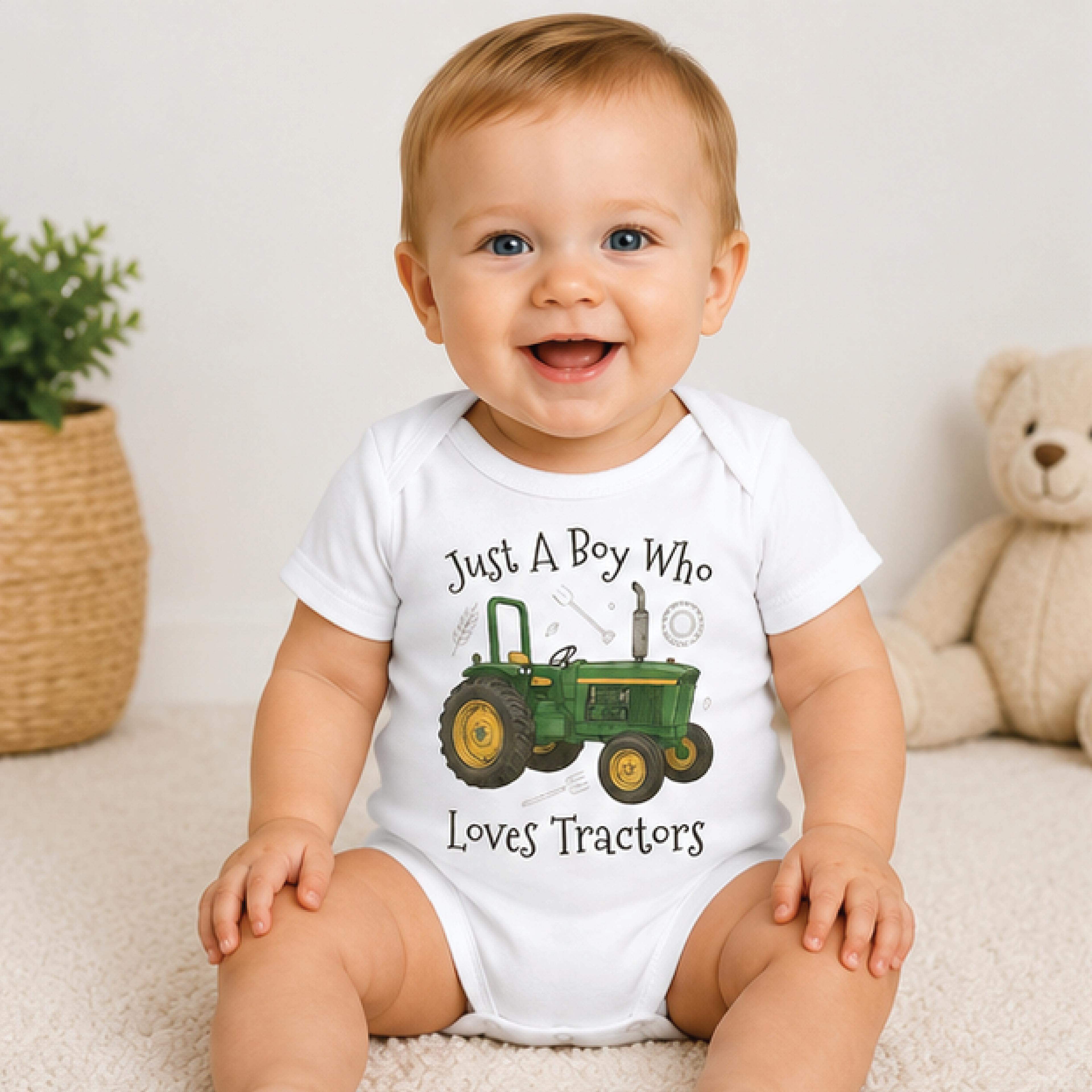 just a boy who loves tractors toddler shirt, farm tractor kids tee, farmer boy t-shirt, tractor lover birthday gift